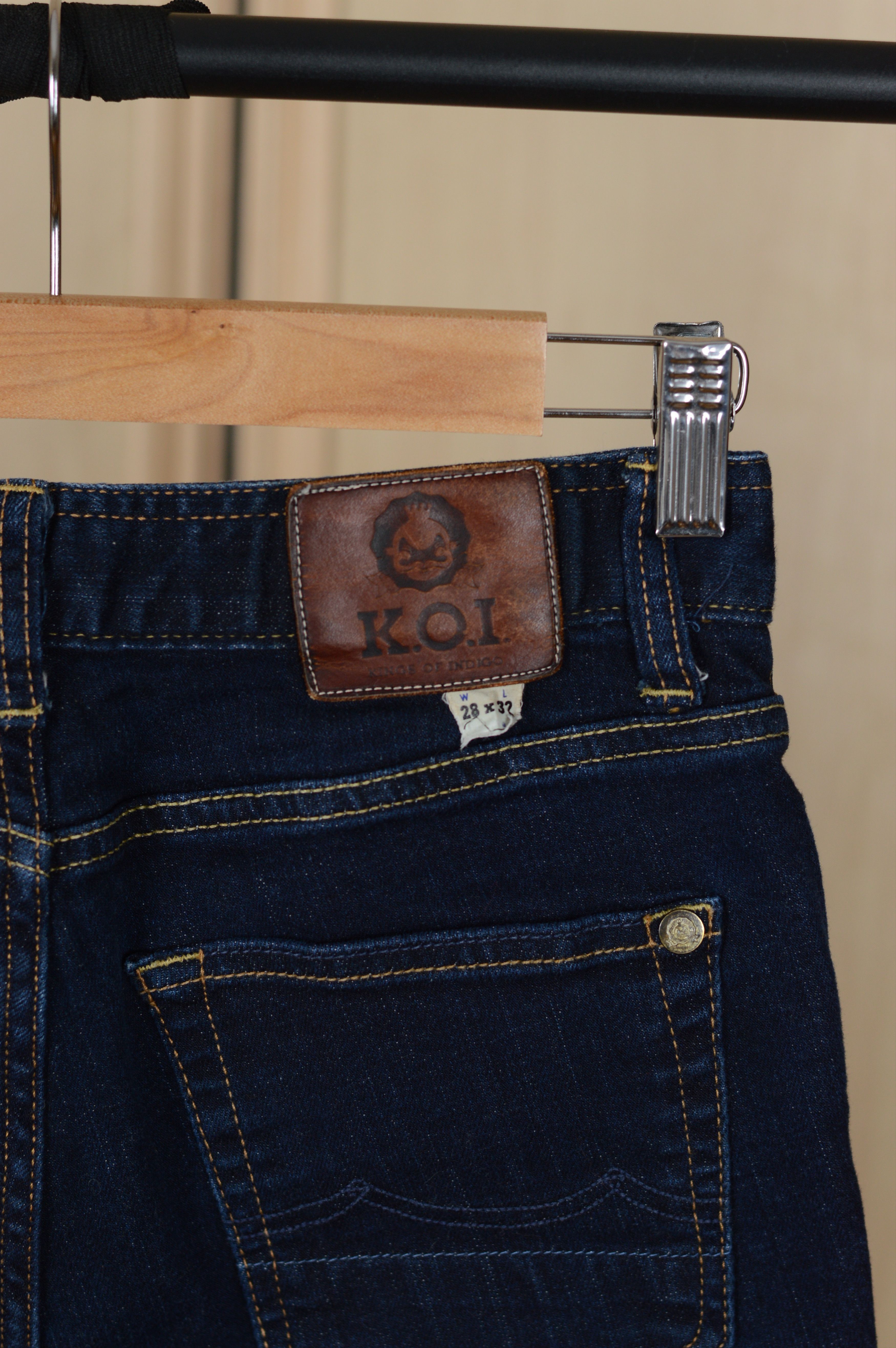 Japanese Brand × Kings Of Indigo Kings of indigo Christina High Slim Jeans Size 28" / US 6 / IT 42 - 5 Thumbnail