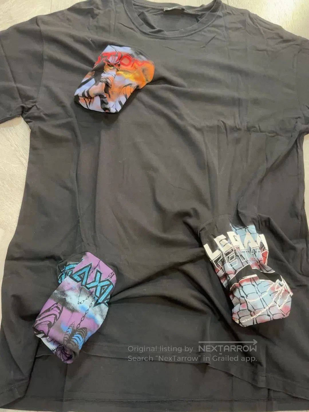 Raf Simons Pocket Print Oversized Tee.