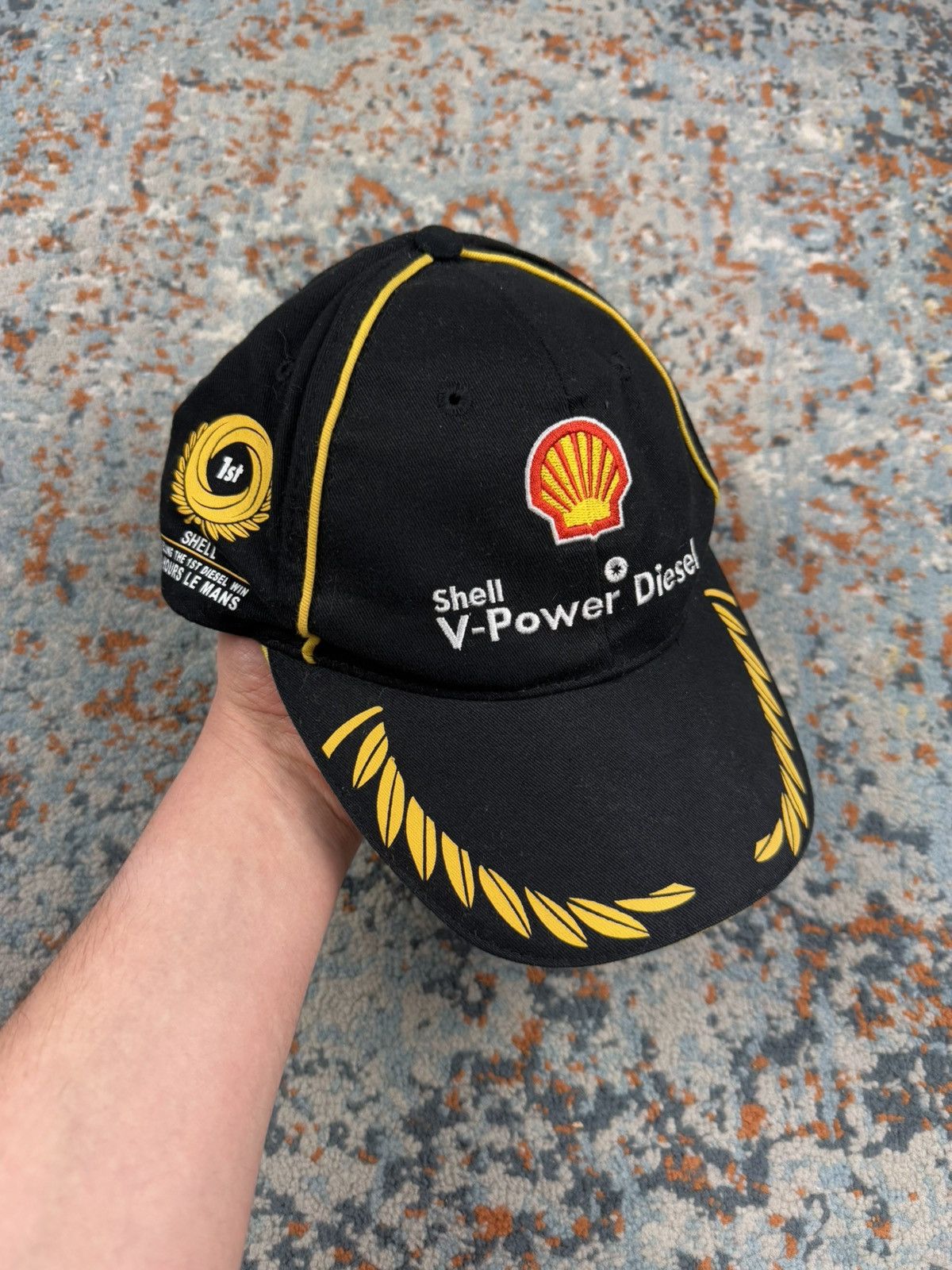 Vintage Vintage y2k 24h Le Mans Audi sport shell v-power diesel hat Size ONE SIZE - 2 Thumbnail