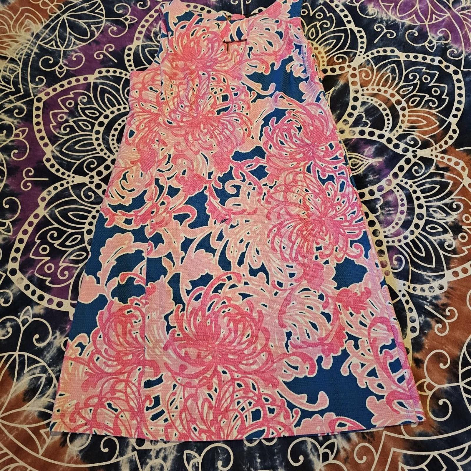 Designer Women's Just Taylor Floral Pink and Blue Dress Size S / US 4 / IT 40 - 2 Thumbnail