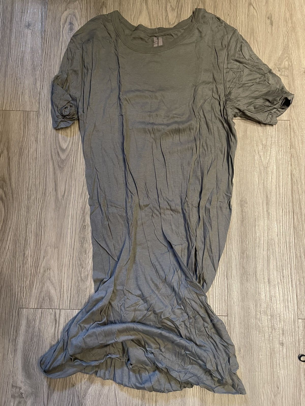 Rick Owens Drkshdw Rick Owens Under Layer Twisted Sleeve (Gray) Size US XL / EU 56 / 4 - 1 Thumbnail