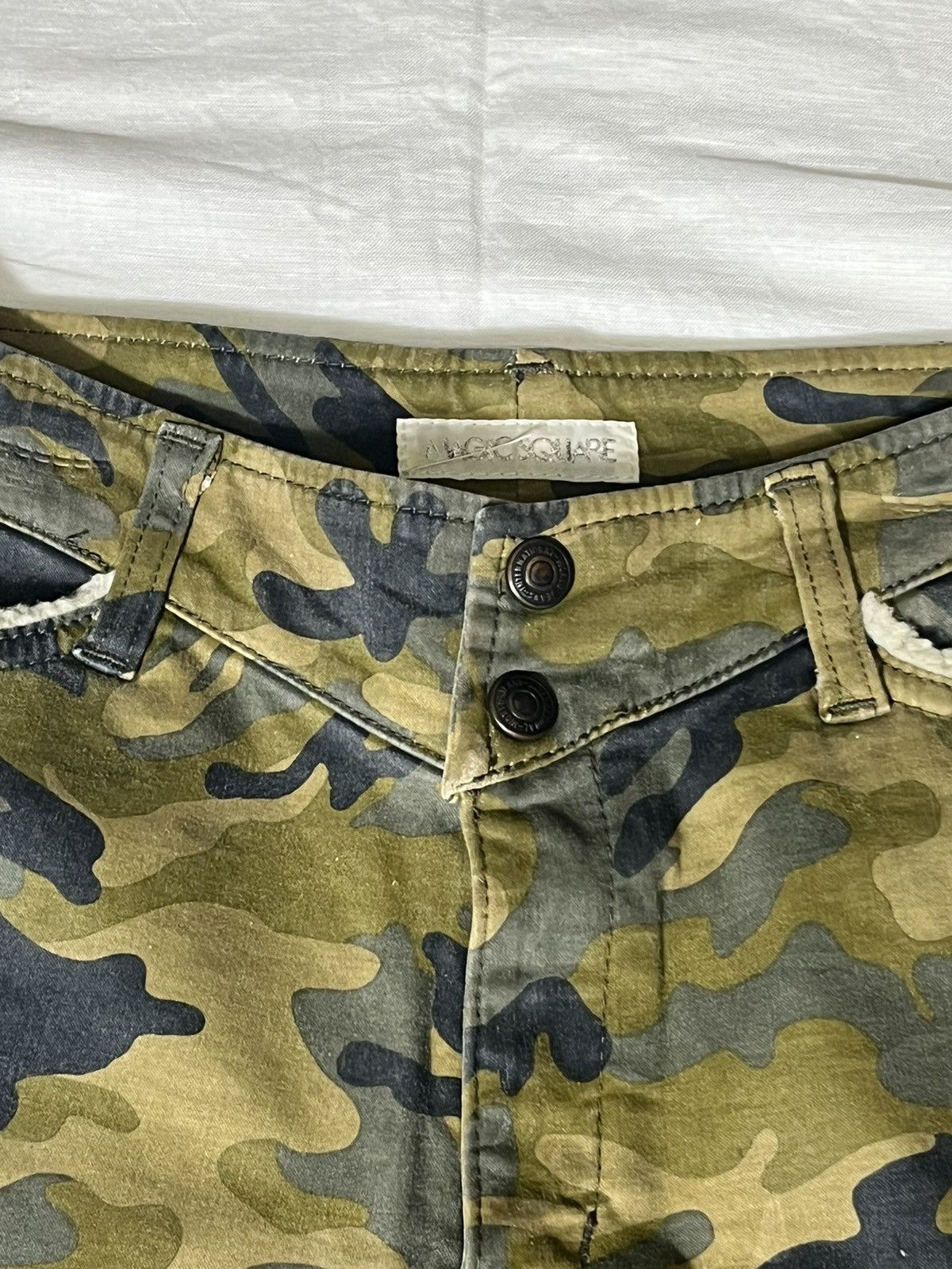 If Six Was Nine × Japanese Brand 26" Magic Square Army Camo Design Bootcut Pants Size 26" / US 2 / IT 38 - 6 Thumbnail