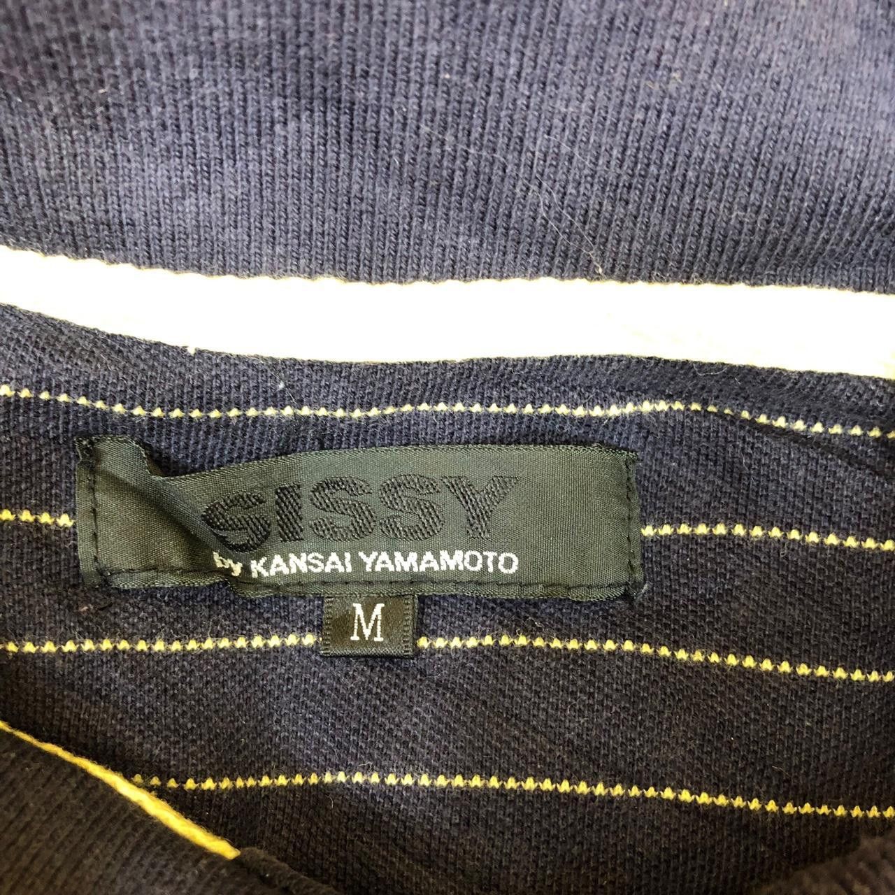 Kansai Yamamoto Vintage KANSAI YAMAMOTO SISSY Collection Polo Tee Shirt Size US M / EU 48-50 / 2 - 5 Thumbnail