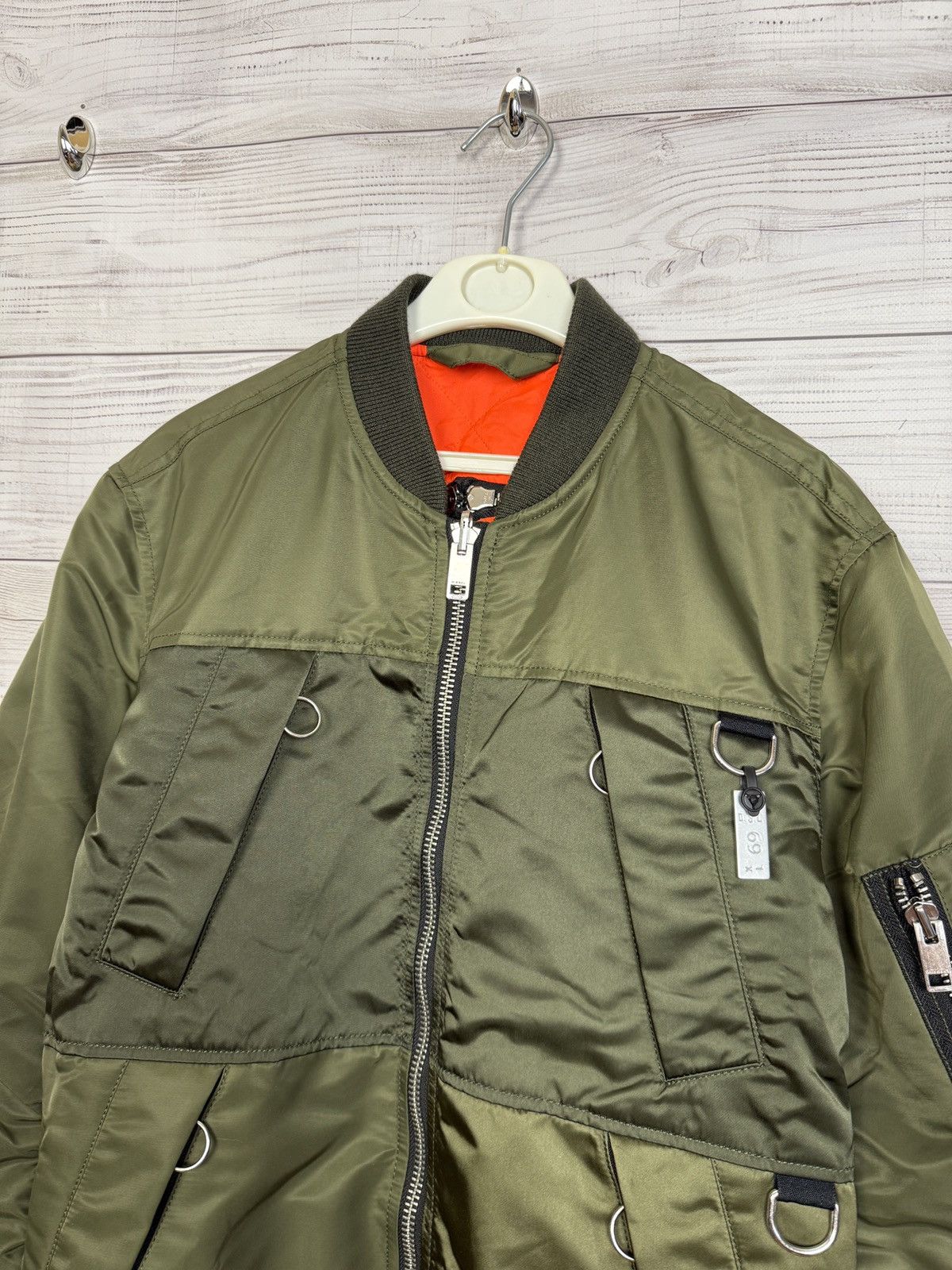 Diesel DIESEL Y2K Skin USA Aviator MA1 Reversible Bomber Jacket Size US S / EU 44-46 / 1 - 5 Thumbnail