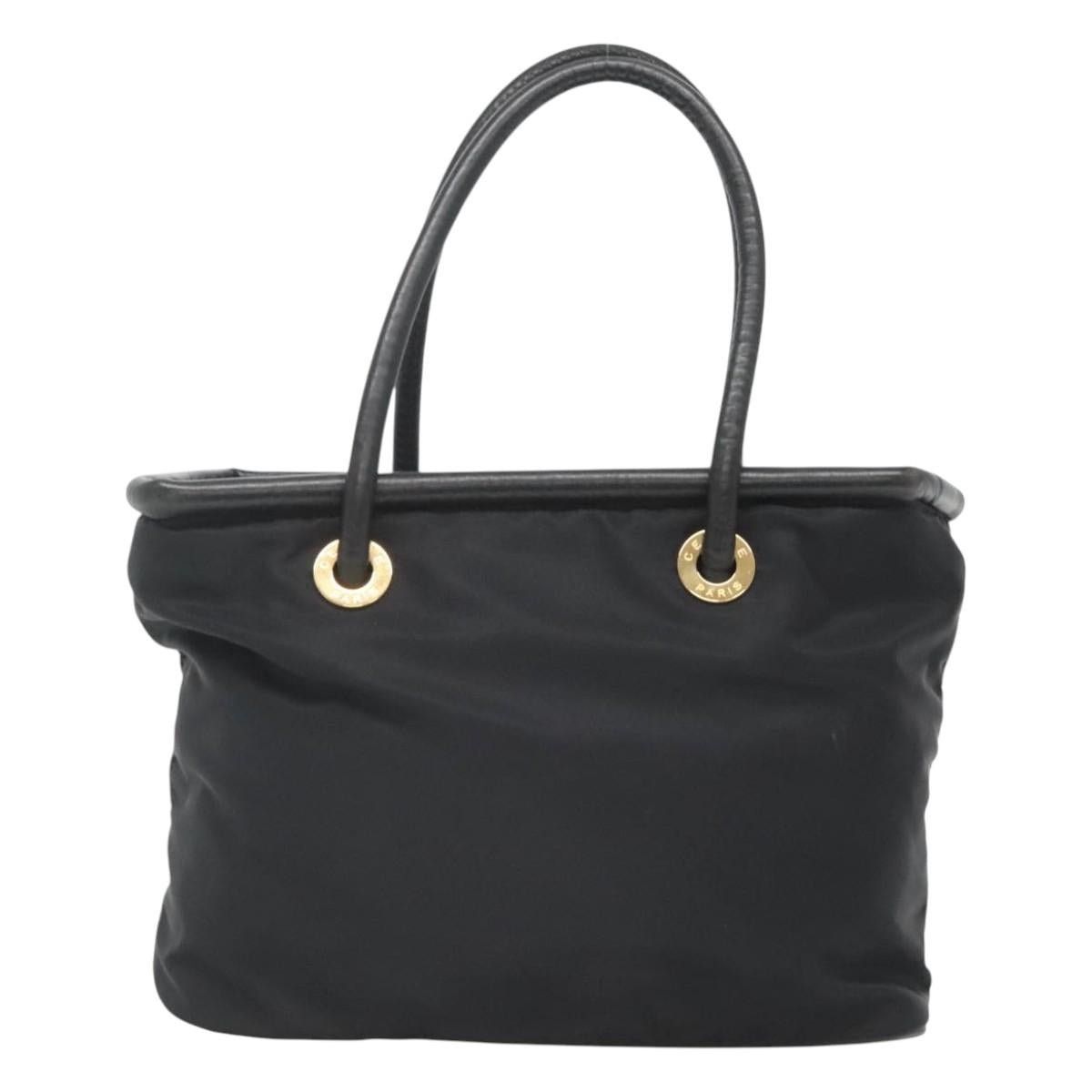 Celine CELINE Tote Bag Nylon Black Gold Size ONE SIZE - 3 Thumbnail