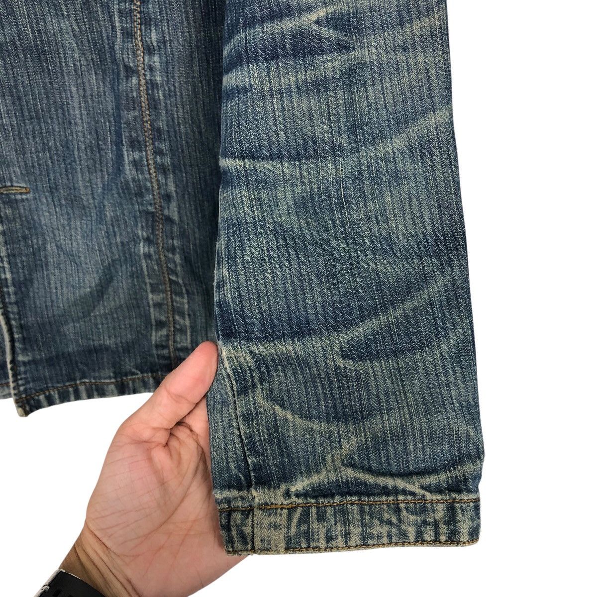 Japanese Brand 📌Vintage Chore Work Denim Jacket IXI:Z Japan Issey Miyake Size US M / EU 48-50 / 2 - 16 Thumbnail