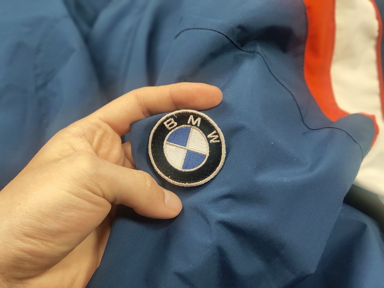 BMW BMW Motorrad Motorsport Racing Logo Hooded Jacket Team Track Size US S / EU 44-46 / 1 - 11 Thumbnail