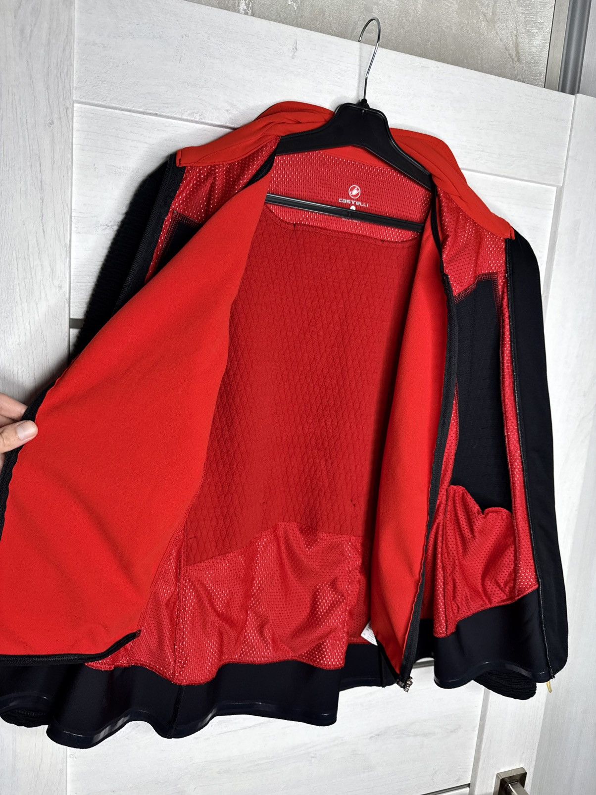 Other Castelli Alpha RoS Cycling Jacket Rosso Corsa Black 4515557 Size L / US 10 / IT 46 - 8 Thumbnail