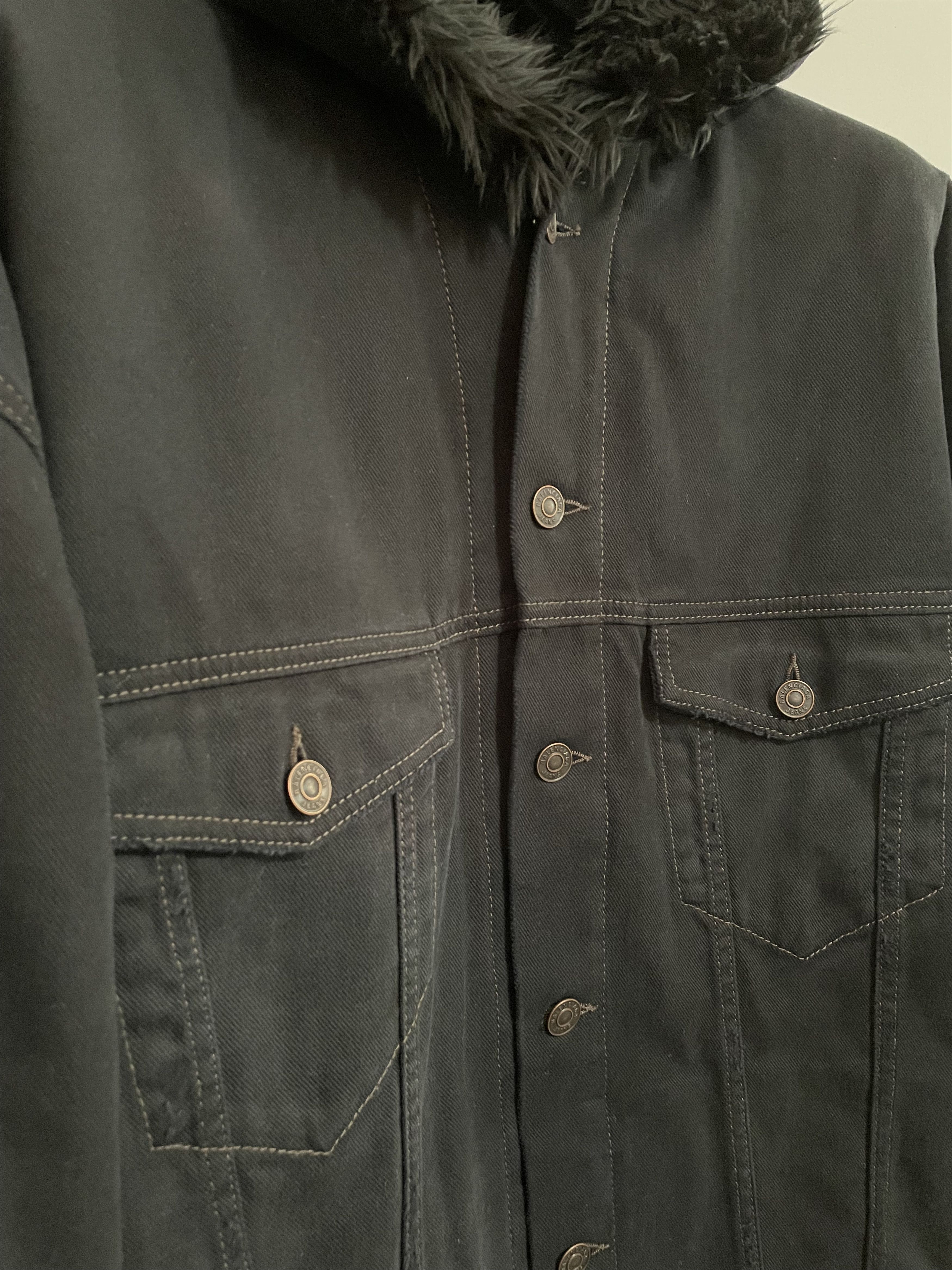 Balenciaga Spring 23 Fur Hooded Jacket Rare Size 4 Size US XL / EU 56 / 4 - 3 Thumbnail