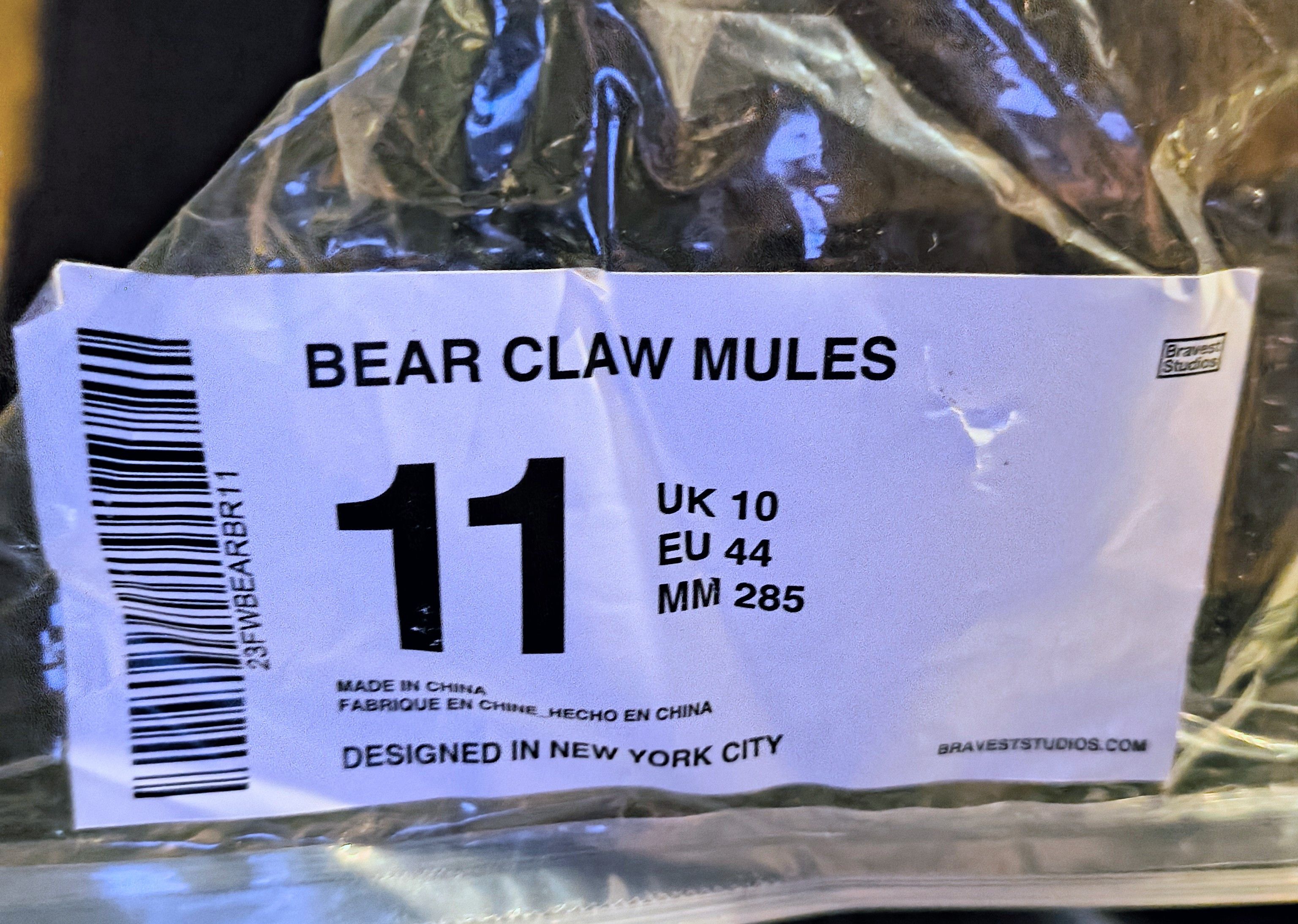 Bravest Studios BRAVEST STUDIOS Bear Claw Mules 11 Size US 11 / EU 44 - 8 Thumbnail