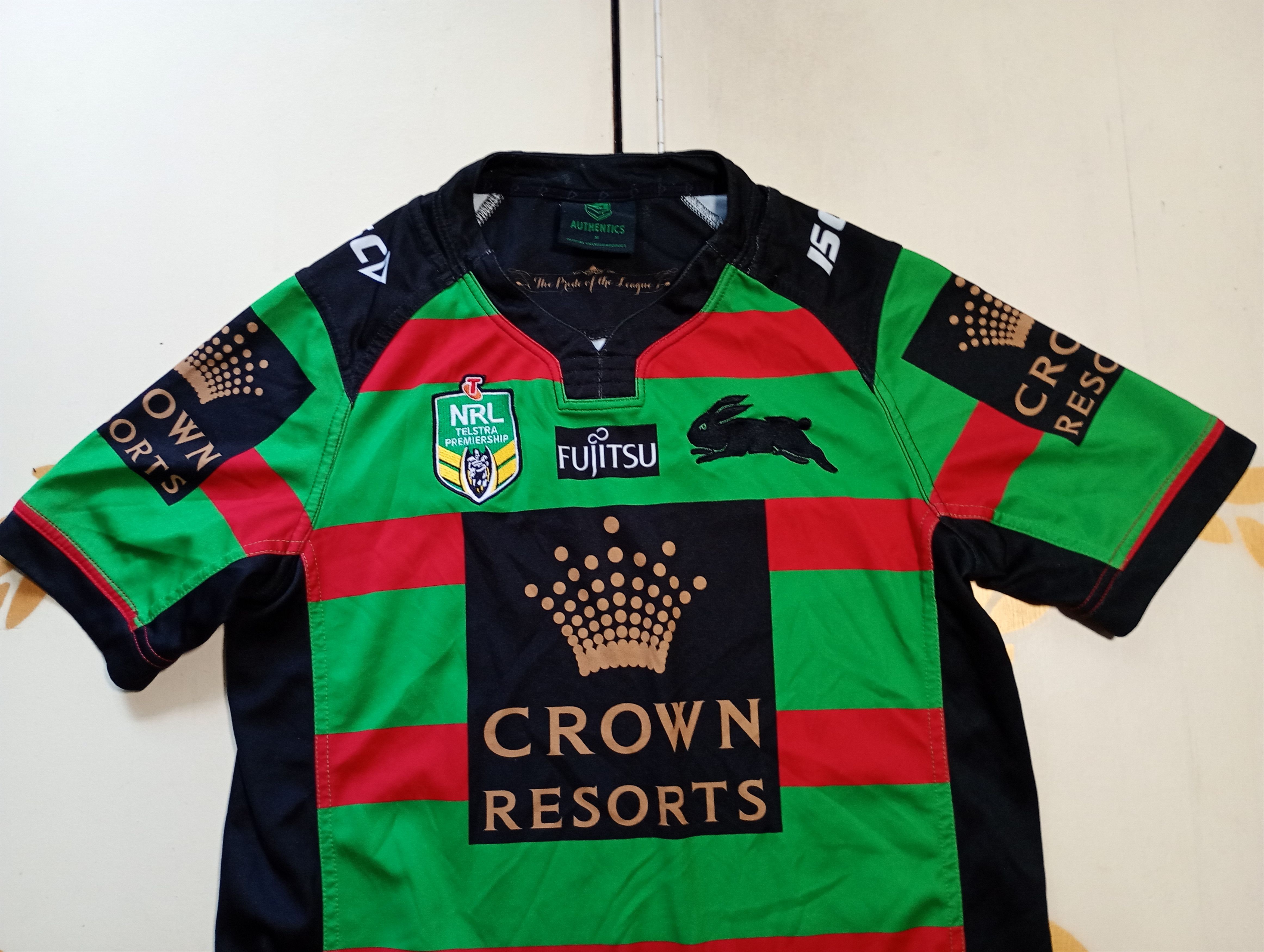 Vintage ISC NRL South Sydney Rabbitohs Rugby Shirt 2016 Size US M / EU 48-50 / 2 - 5 Thumbnail
