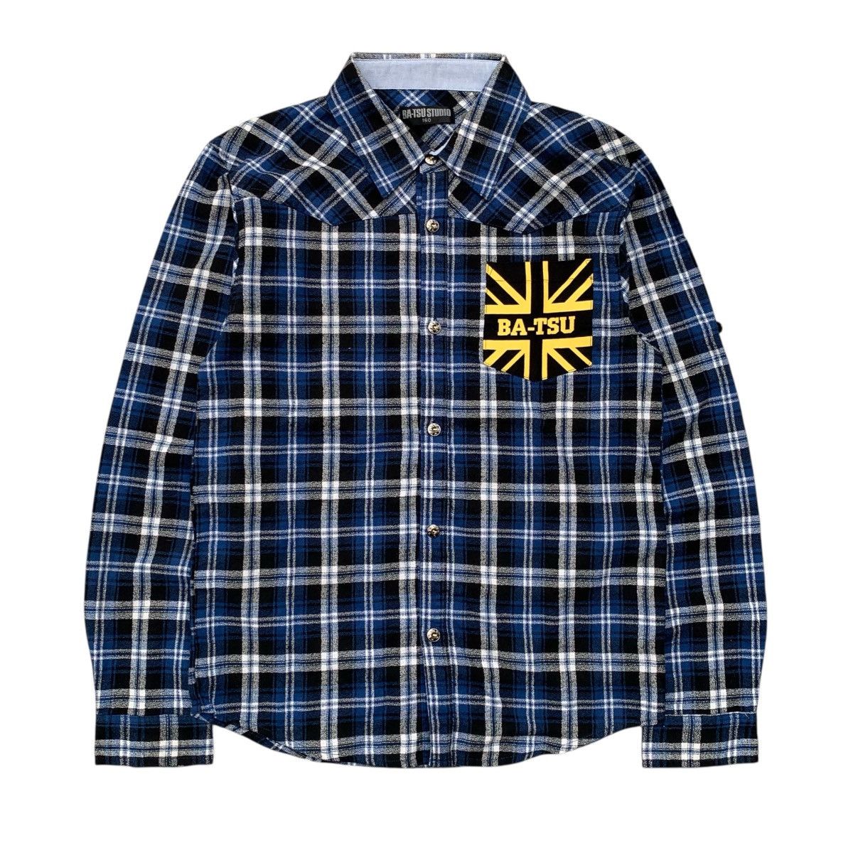 14th Addiction × If Six Was Nine × Japanese Brand Ba-Tsu Studio Western Plaid Flanel Shirt Size US M / EU 48-50 / 2 - 6 Thumbnail