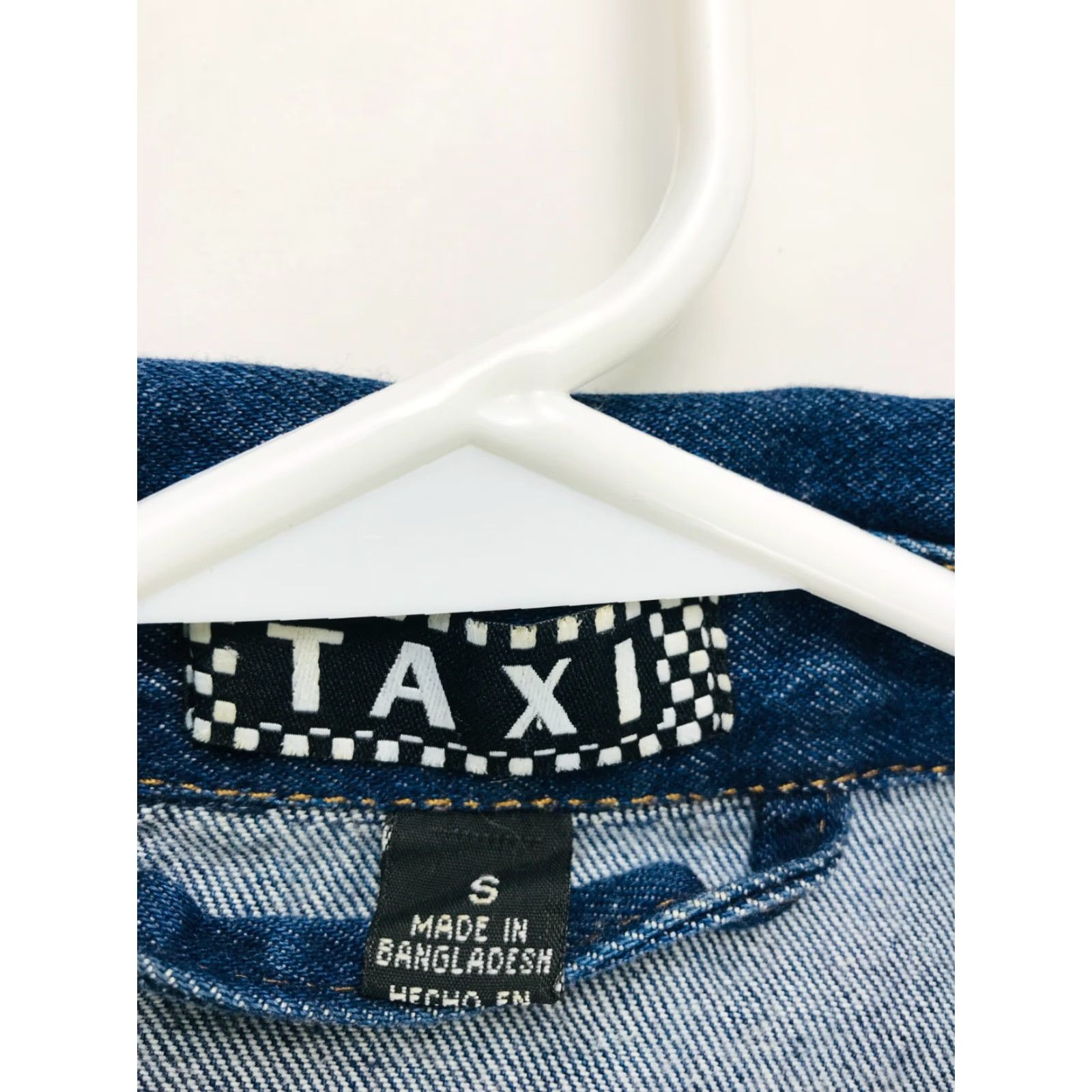 Denime Taxi Denim Shirt Women S Blue Denim Button Up Frayed Hem Distressed Long Sleeve Collared Shirt Dress Vintage No Size S / US 4 / IT 40 - 6 Thumbnail
