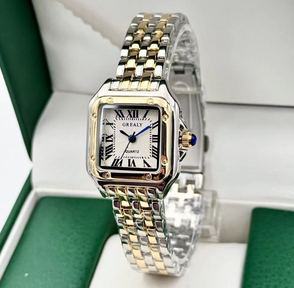 Other Vintage 90s Retro Luxury Style Quartz Silver Gold Watch Size ONE SIZE - 1 Thumbnail