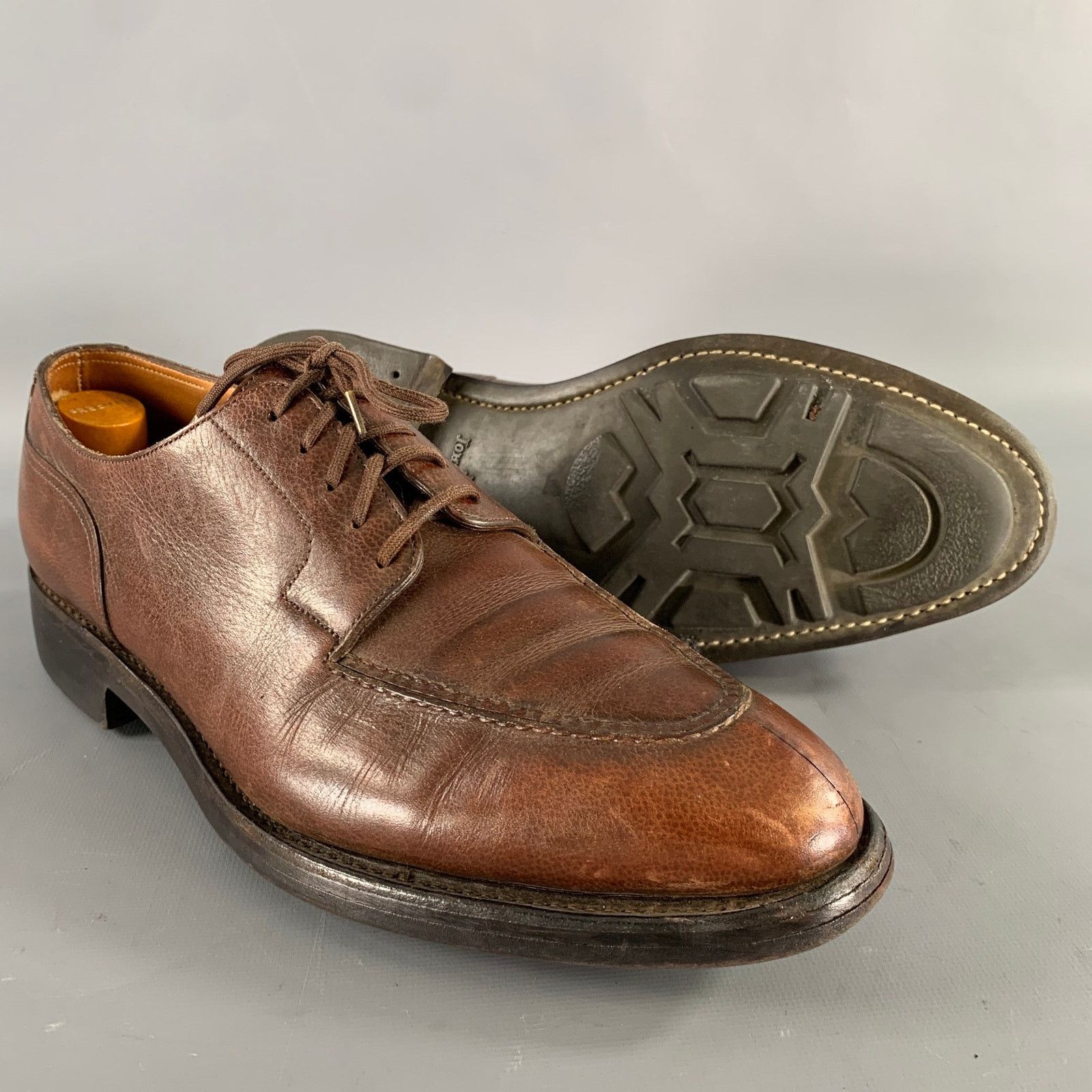 John Lobb JOHN LOBB Size 9 Brown Leather Split Toe Lace Up Shoes Size US 9 / EU 42 - 5 Thumbnail