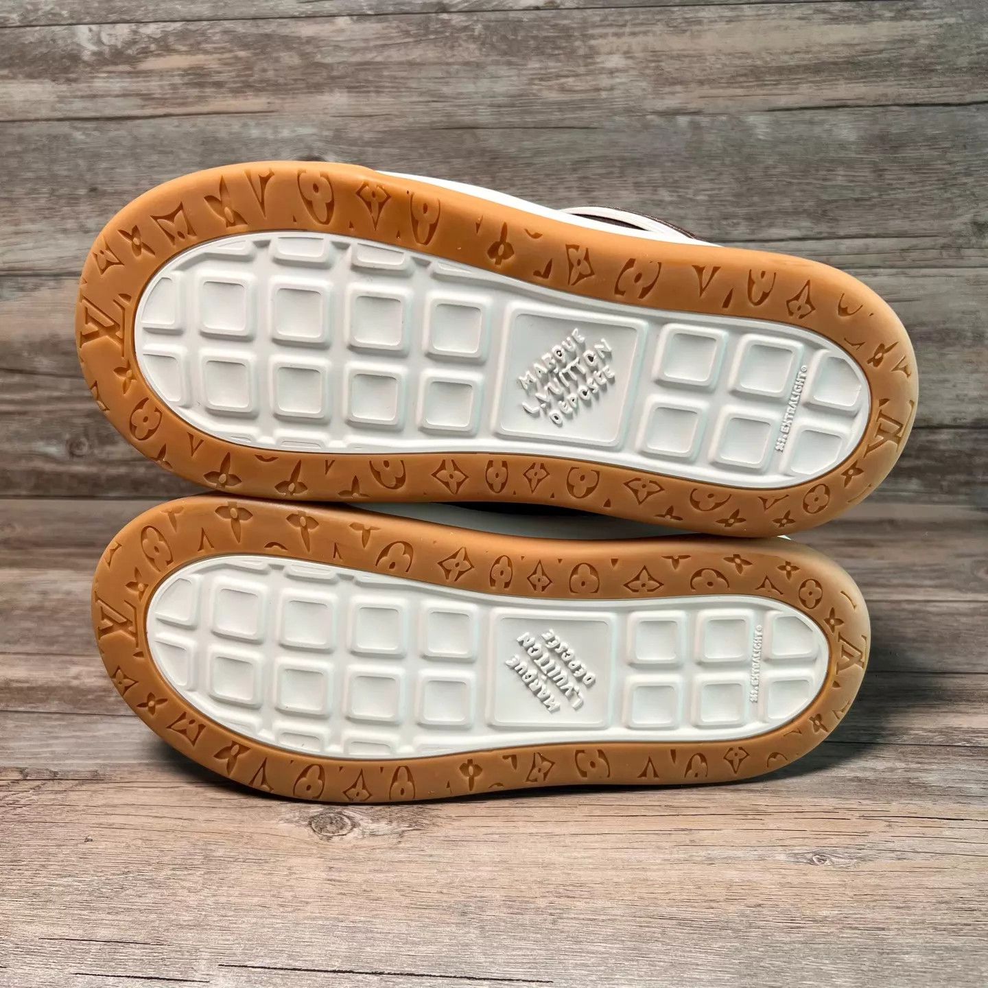 Louis Vuitton LV Tilted Shoe White Red Chestnut Burgundy UK6.5/40.5 Size US 7.5 / EU 40-41 - 6 Thumbnail