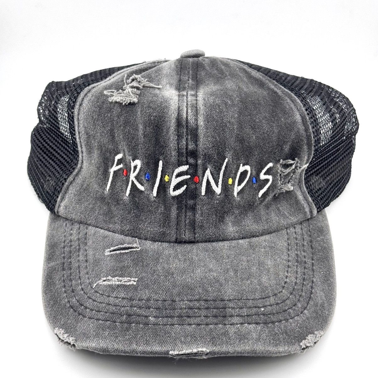 Monies Vintage Friends Distressed Trucker Hat Size ONE SIZE - 3 Thumbnail