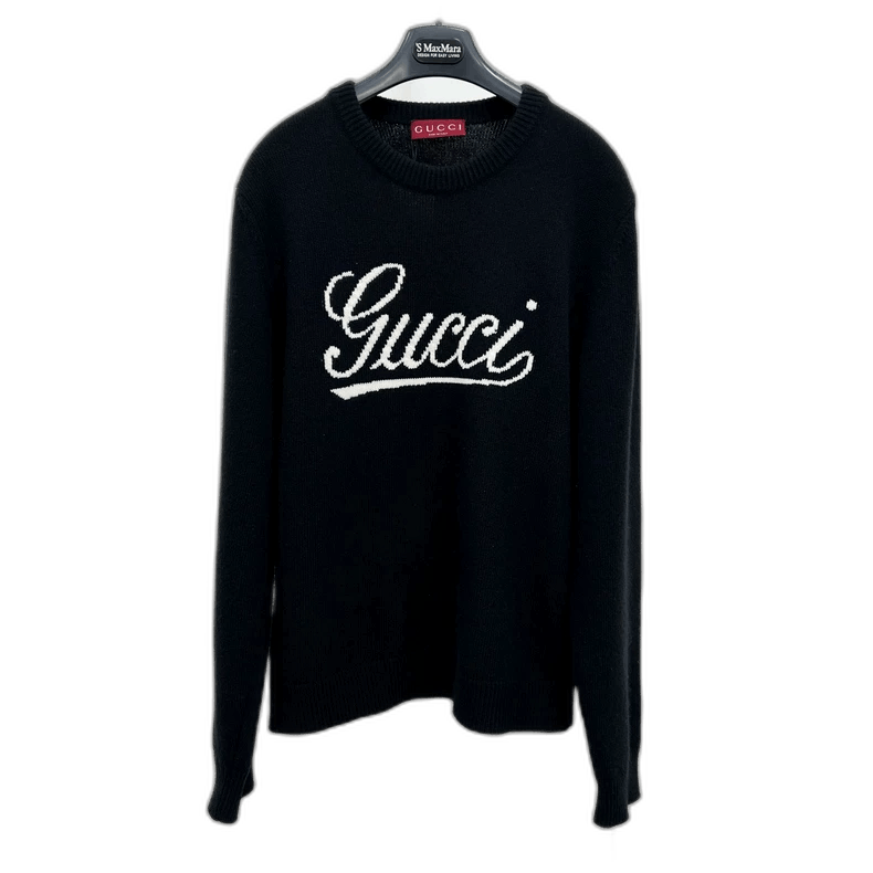Gucci Gucci Script Knit Sweater Size S-2506 Size S / US 4 / IT 40 - 1 Thumbnail