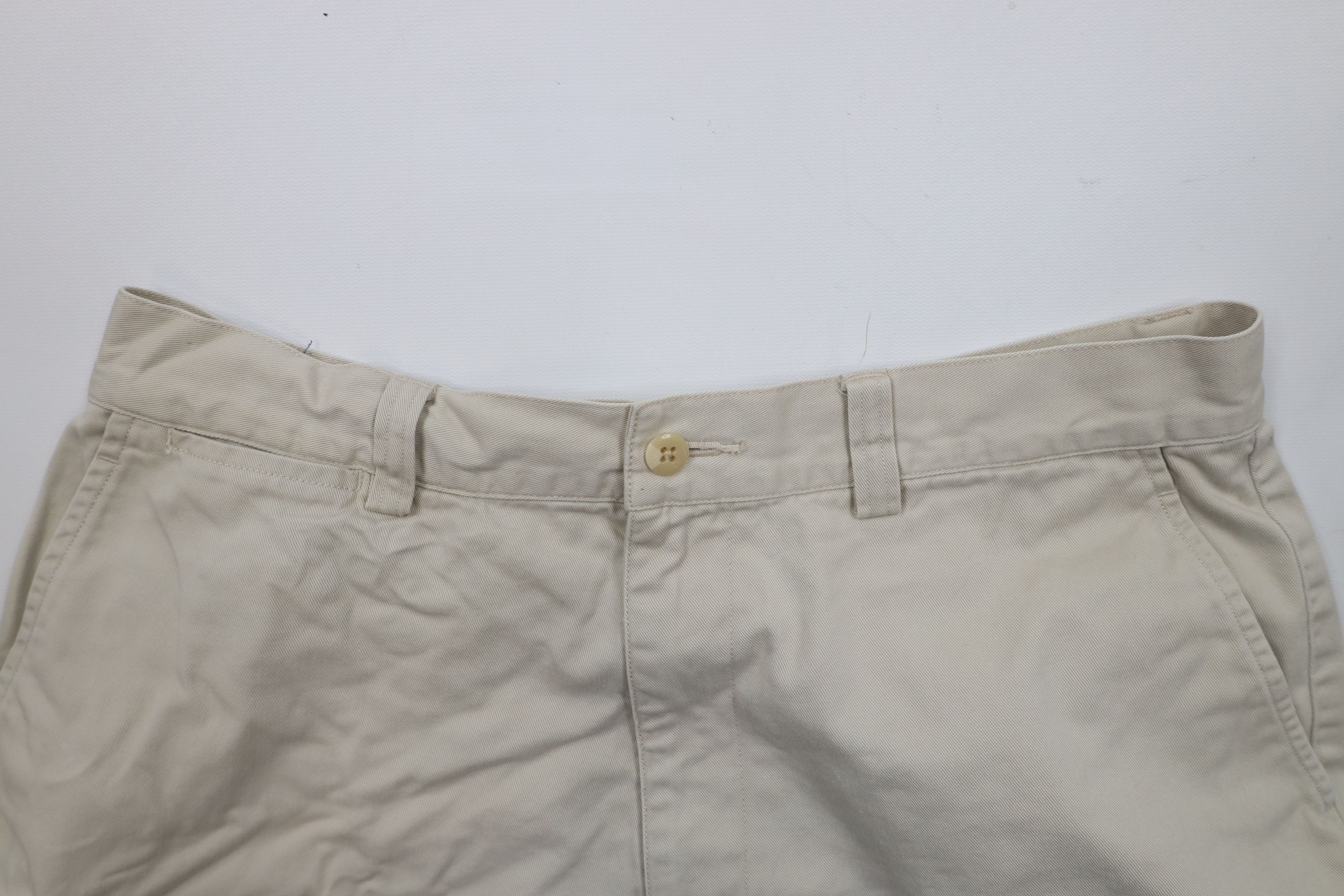 Ralph Lauren × Vintage Vintage 90s Ralph Lauren Above Knee Chino Shorts Cotton Size US 32 / EU 48 - 9 Thumbnail