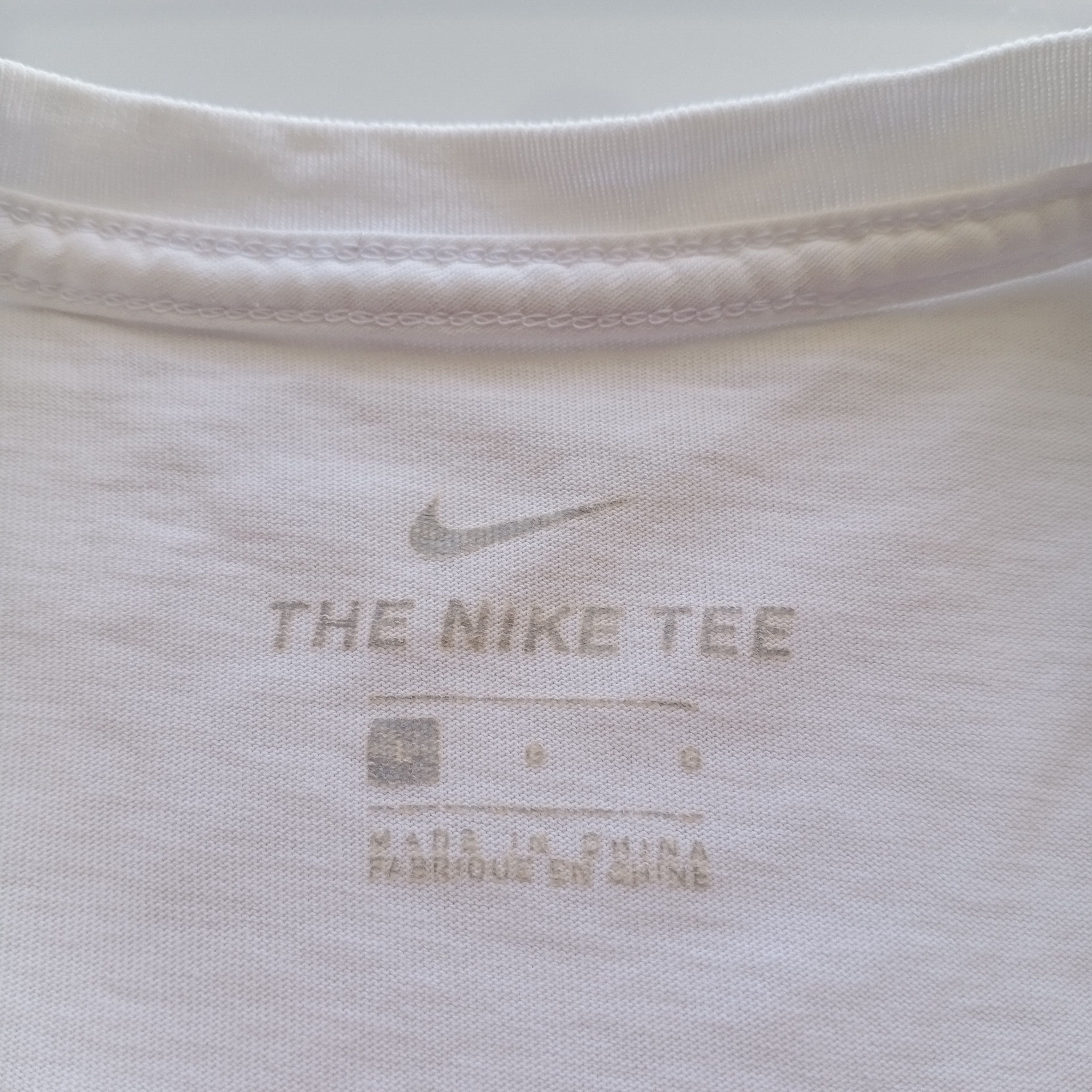 Nike × Nike ACG × Vintage Vintage Nike Big Swoosh Giant Jumbo Logo White Size US L / EU 52-54 / 3 - 2 Thumbnail