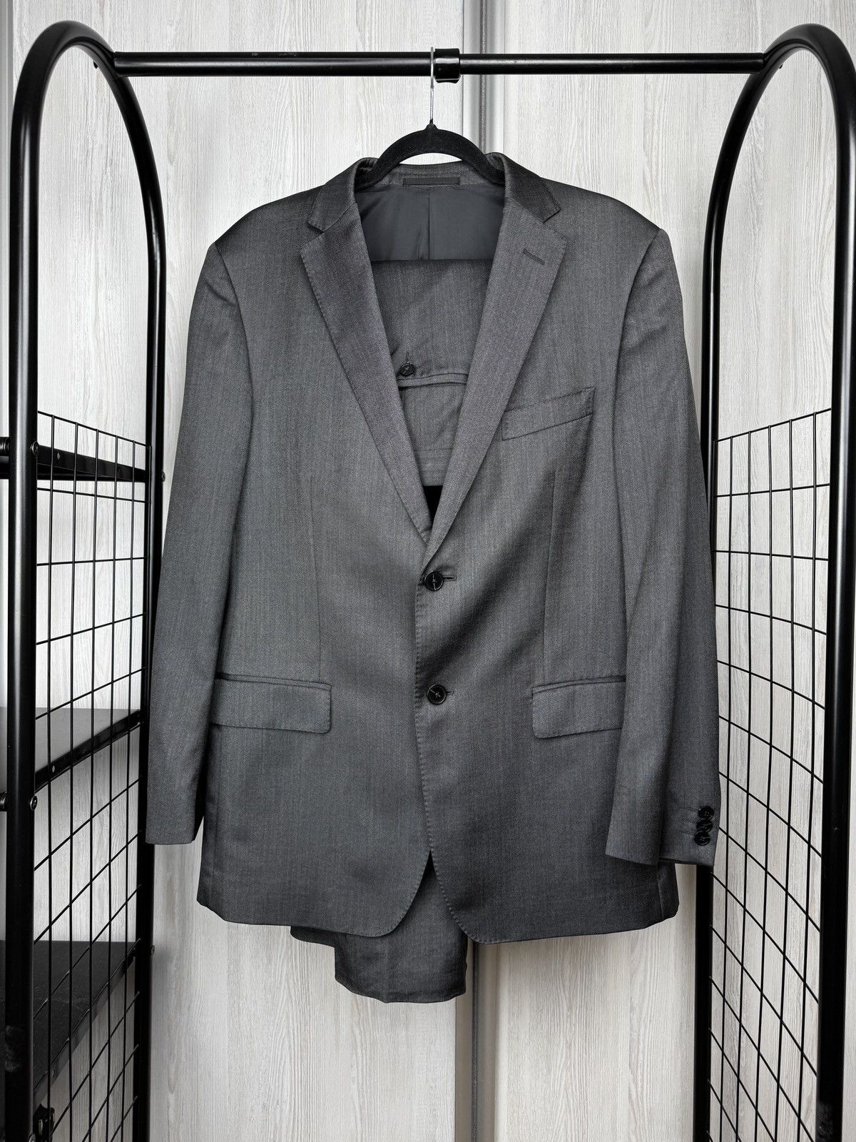 Z Zegna Z Zegna Graphite Grey Wool Silk 2 pcs city suit size 50R Size 40R - 3 Thumbnail