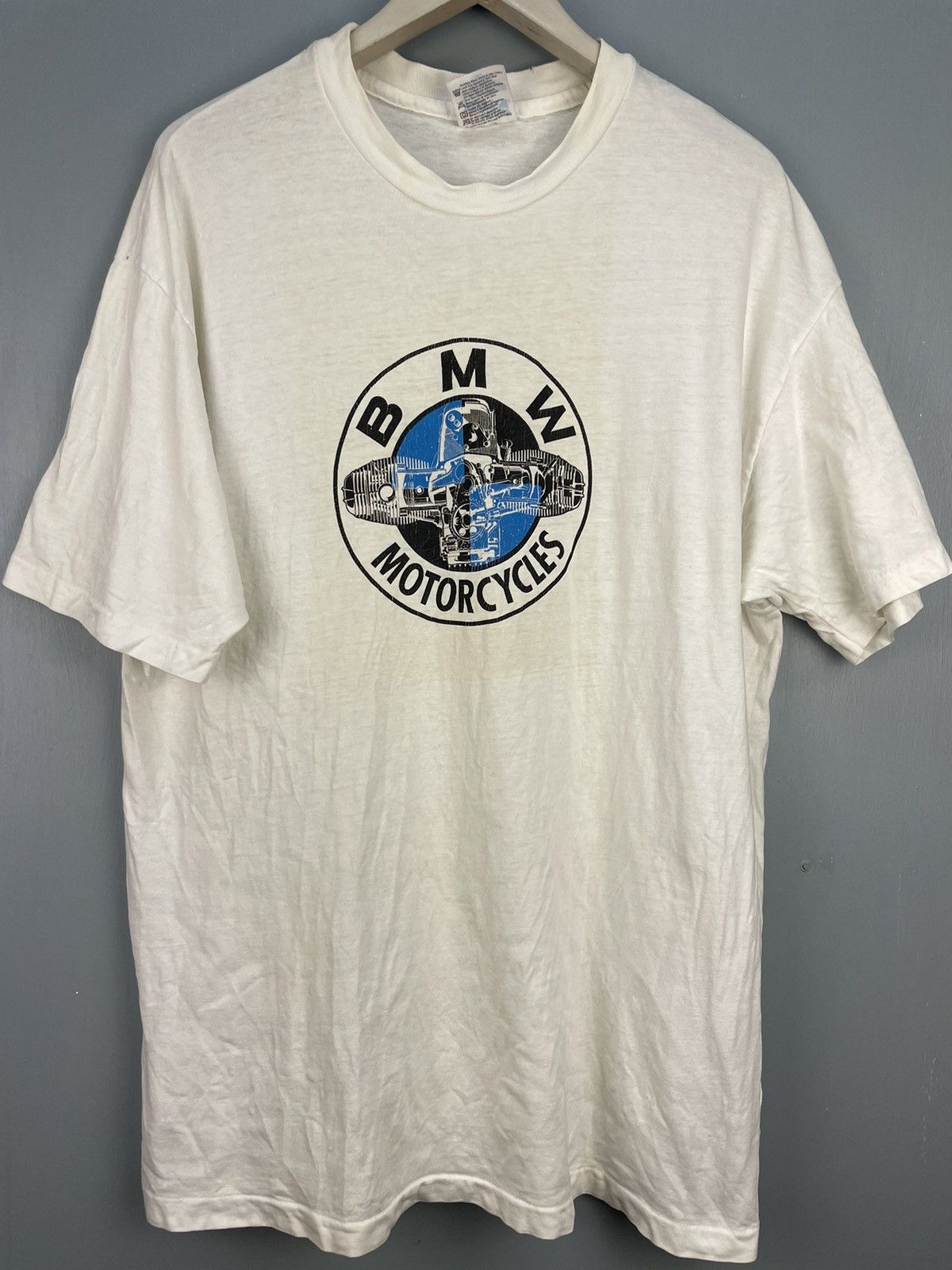 BMW Vintage 90s BMW Motorcycles t shirt Size US L / EU 52-54 / 3 - 3 Thumbnail