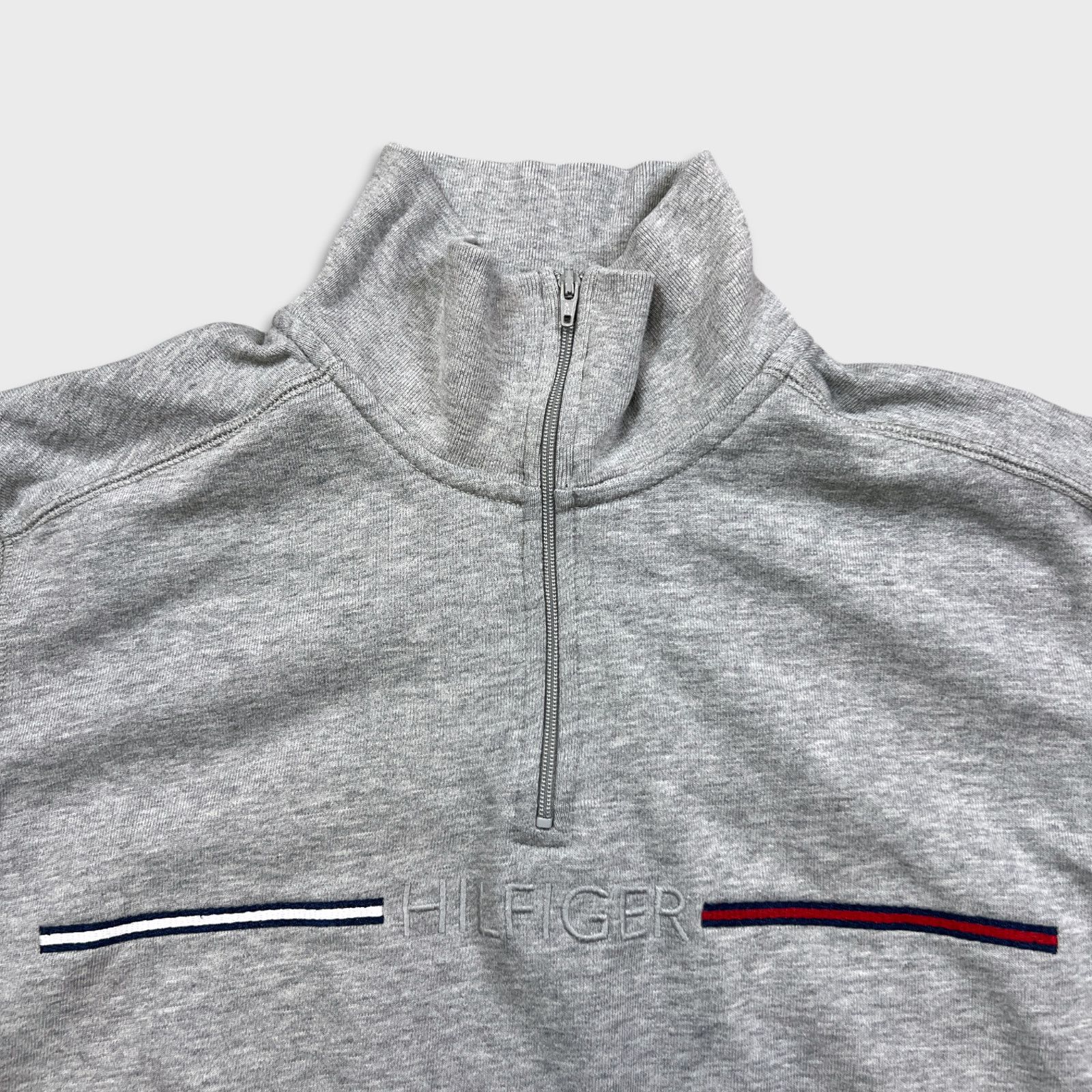 Tommy Hilfiger × Vintage Tommy Hilfiger Sweatshirt XS 1/4 Zip Tommy Flag Pullover Size US XS / EU 42 / 0 - 2 Thumbnail