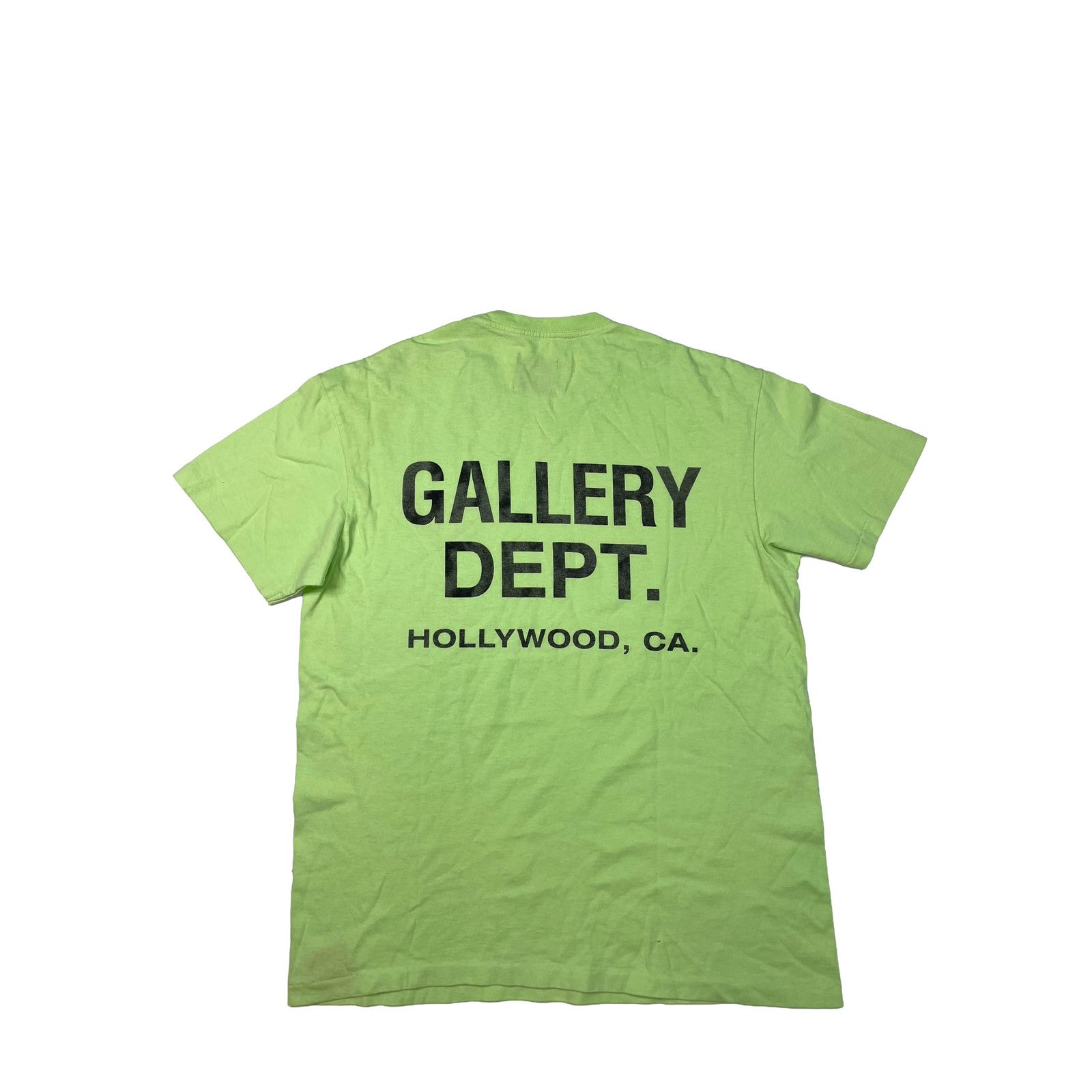 Gallery Dept. Gallery Dept Souvenir Lime Green Tee Size US M / EU 48-50 / 2 - 2 Thumbnail