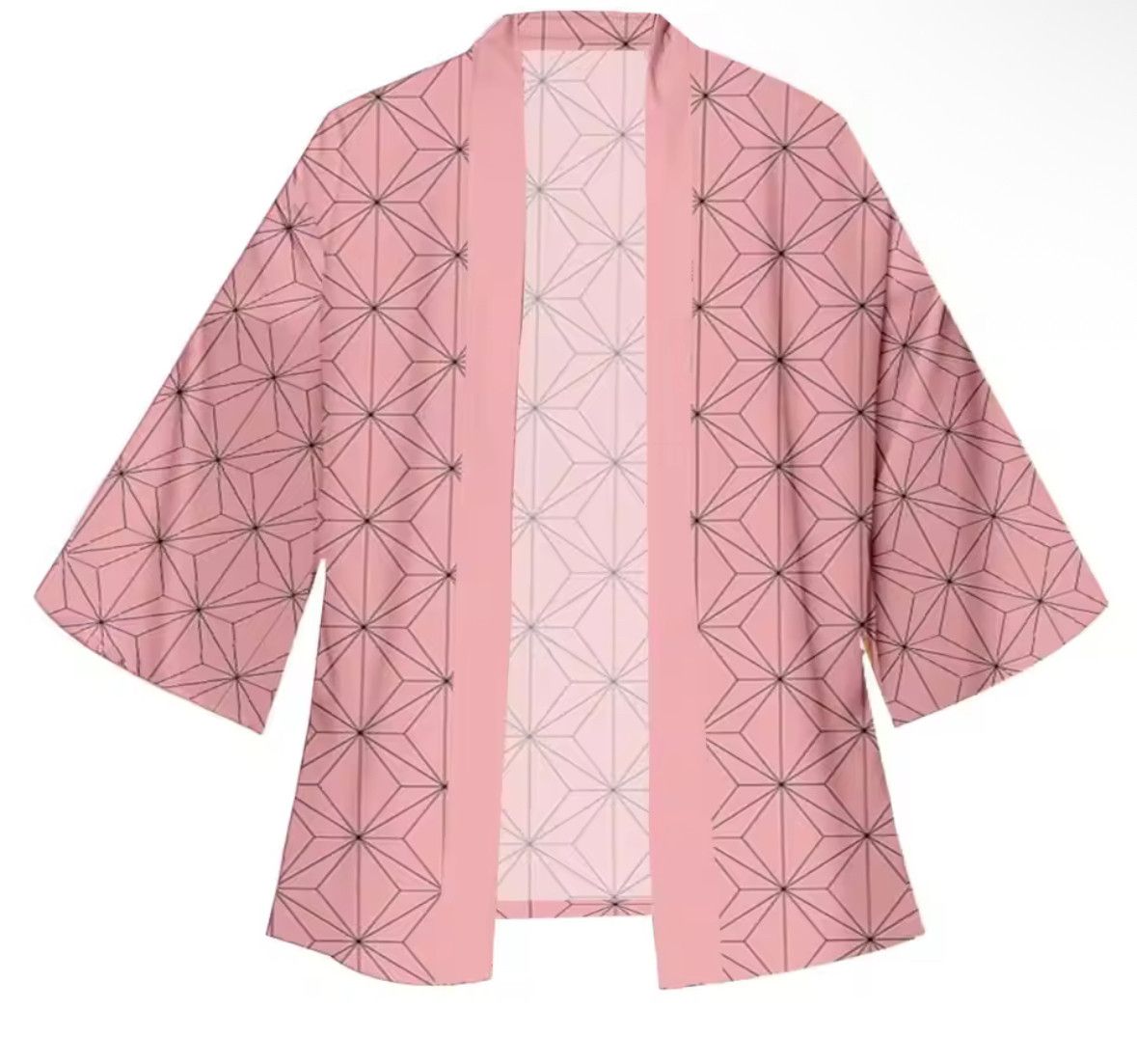 Japanese Brand Y2K Anime Costume Nezuko Kamado Cosplay Pink Kimono Size M / US 6-8 / IT 42-44 - 1 Thumbnail