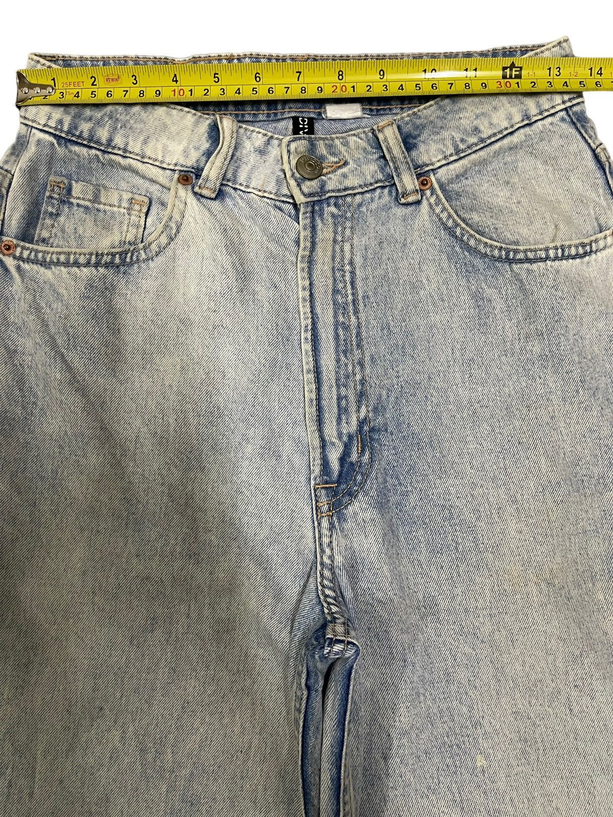 Japanese Brand Vintage Japanese Brand Blue Wash Baggy Style Jeans Size 27" / US 4 / IT 40 - 10 Thumbnail