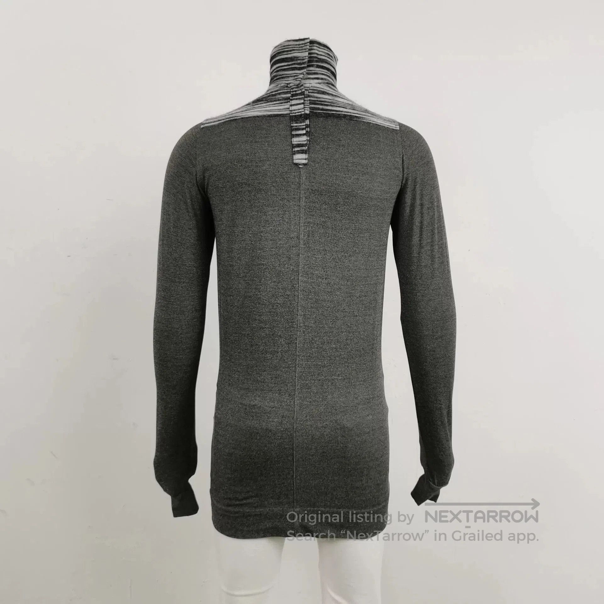 Rick Owens Rick Owens Wool Alpaca Colorblock Long Sleeve Sweater XS. Size US XS / EU 42 / 0 - 2 Thumbnail