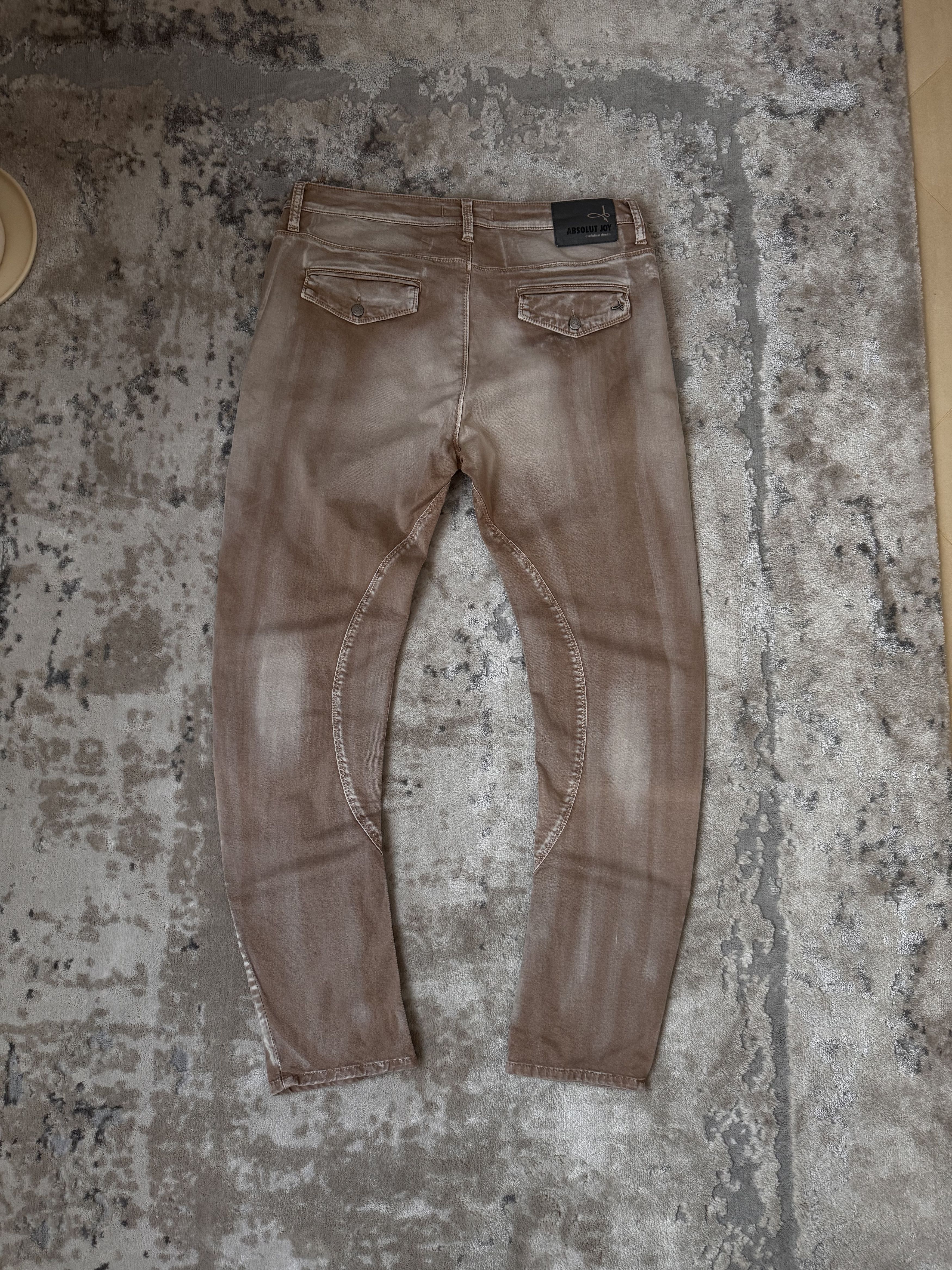 Absolut Joy Vintage Absolut Joy Rare Brown Luxury Italian Denim Jeans Size US 34 / EU 50 - 7 Thumbnail