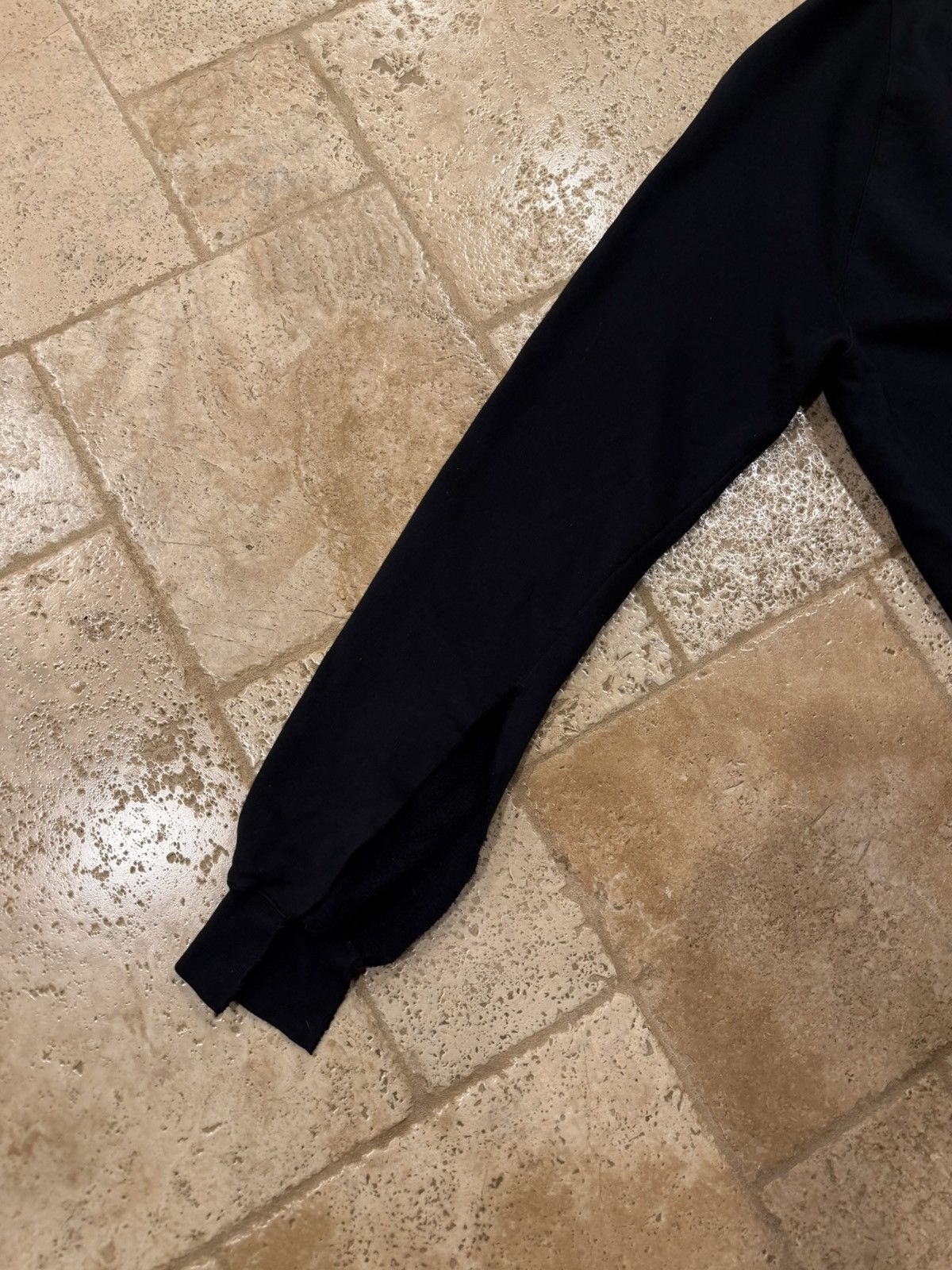 Rick Owens Drkshdw Rick Owens Drkshdw FW20 Performa Cuff Slit Black Sweatshirt Size US L / EU 52-54 / 3 - 12 Thumbnail