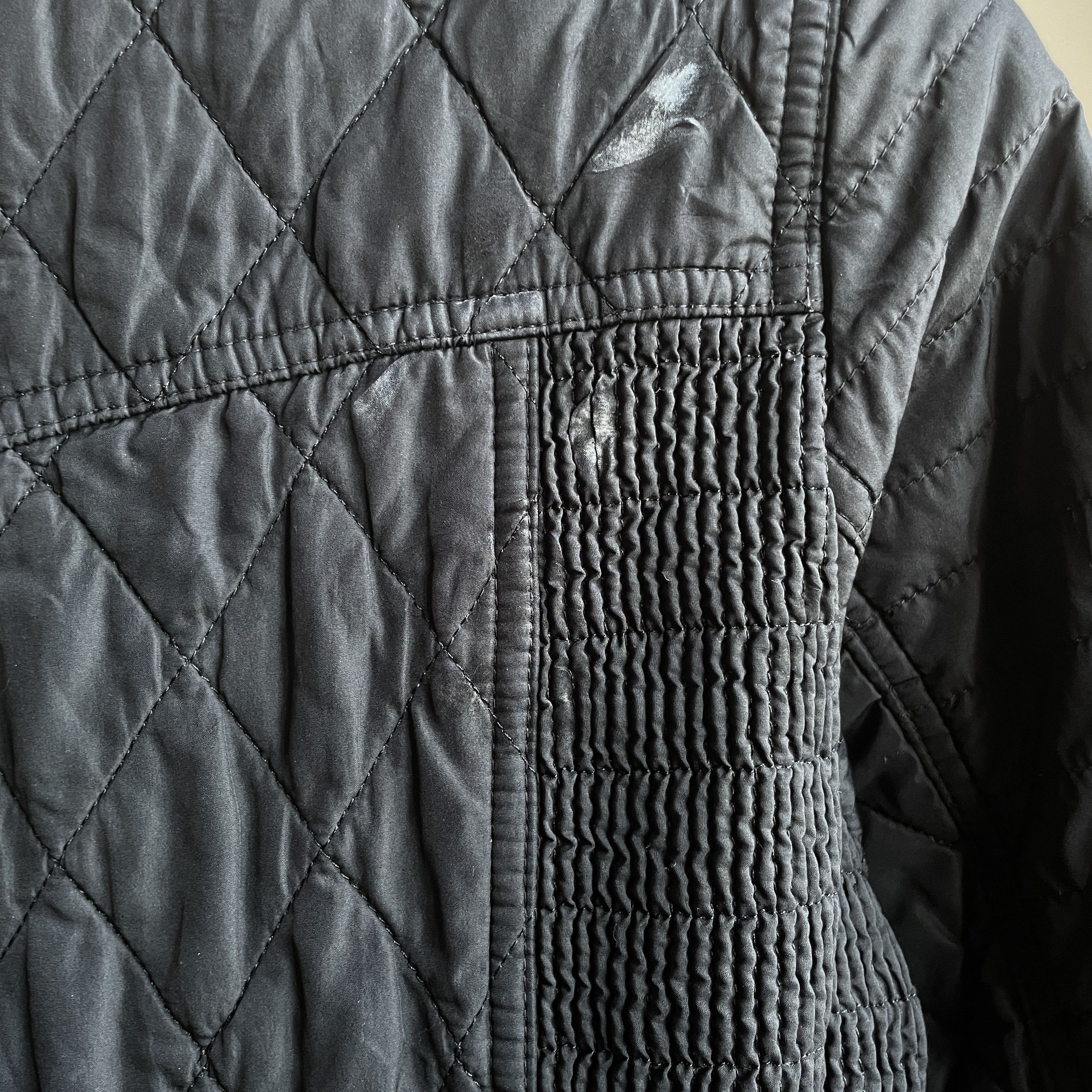 Barbour Barbour International Womens Fireblade Ribbed Quilted Jacket Size M / US 6-8 / IT 42-44 - 12 Thumbnail