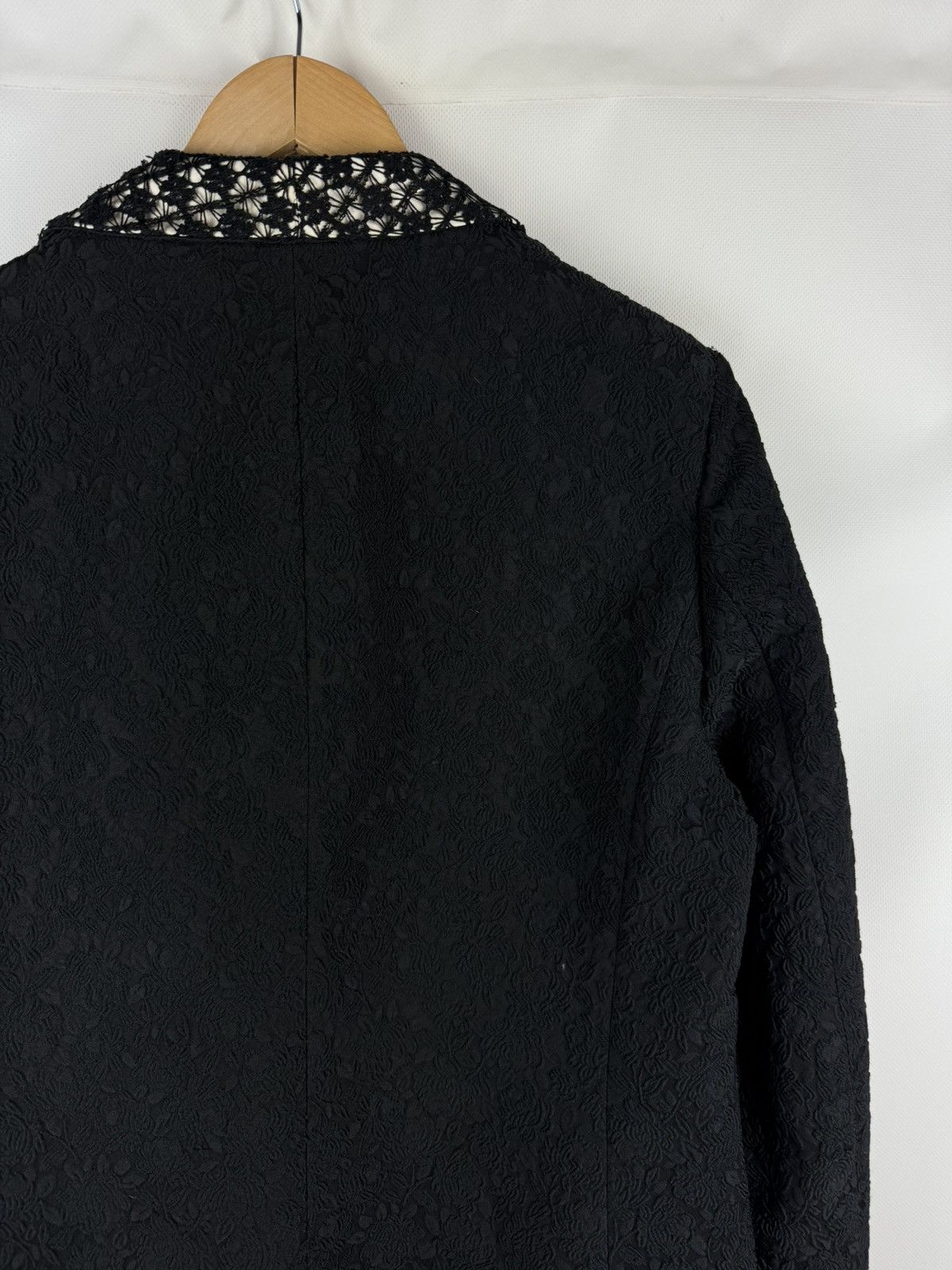 Dolce & Gabbana Dolce & Gabbana Ladies Lace Trim Blazer Jacket Size 32 / 46 Size L / US 10 / IT 46 - 18 Thumbnail