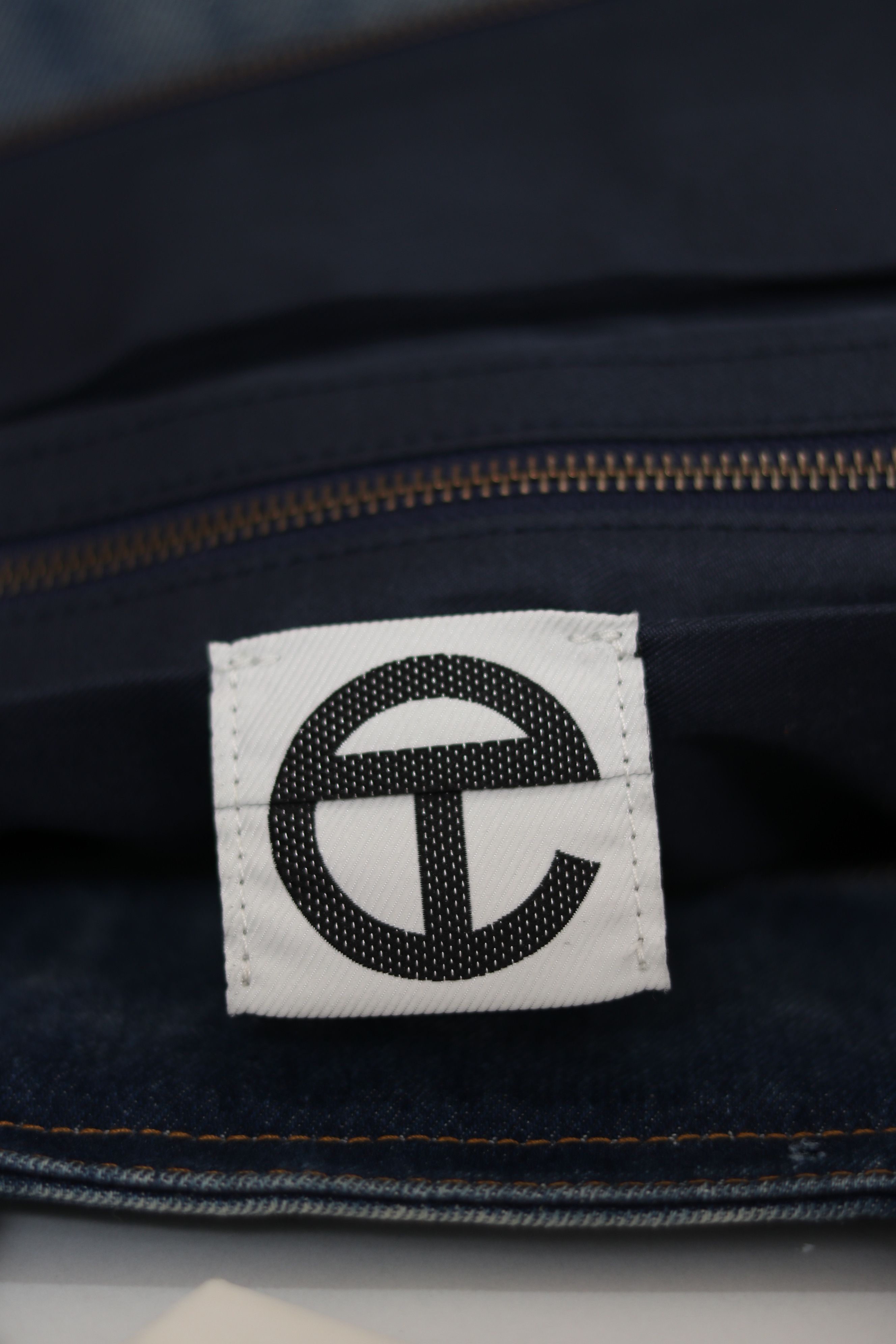 Telfar Telfar Denim Large Shopping Bag Blue Size ONE SIZE - 6 Thumbnail