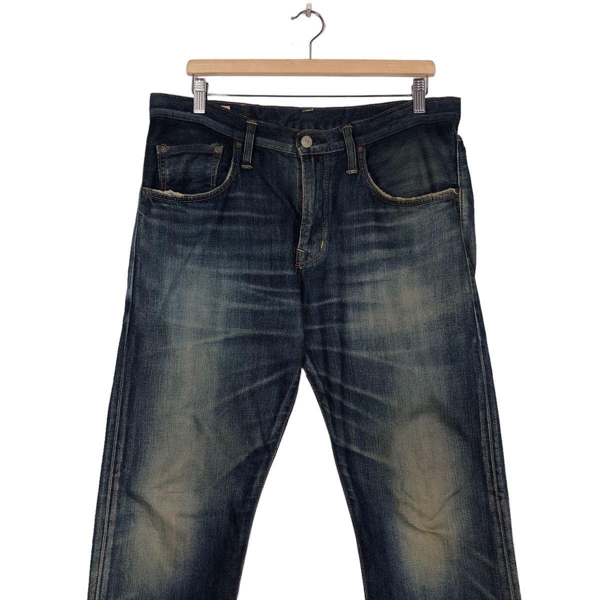 Edwin 🔥Vintage Edwin Denim Jeans Japan Issey Miyake Size US 34 / EU 50 - 4 Thumbnail