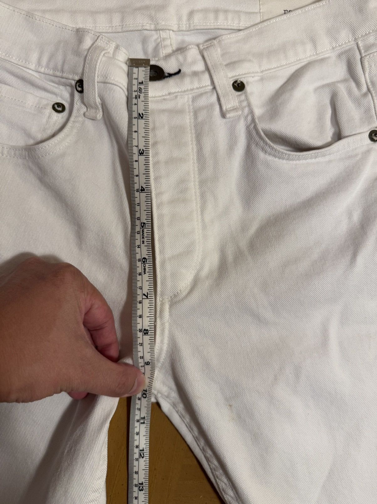 Rag & Bone Rag & Bone White Fit 2 Slim Jeans - White- 29 Size US 29 - 13 Thumbnail