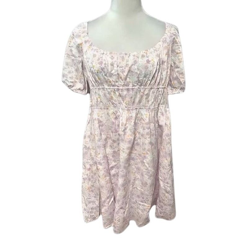Other Elodie Pullover Mini Dress Floral Low Back Pink Size XL NWOT Size XL / US 12-14 / IT 48-50 - 1 Thumbnail