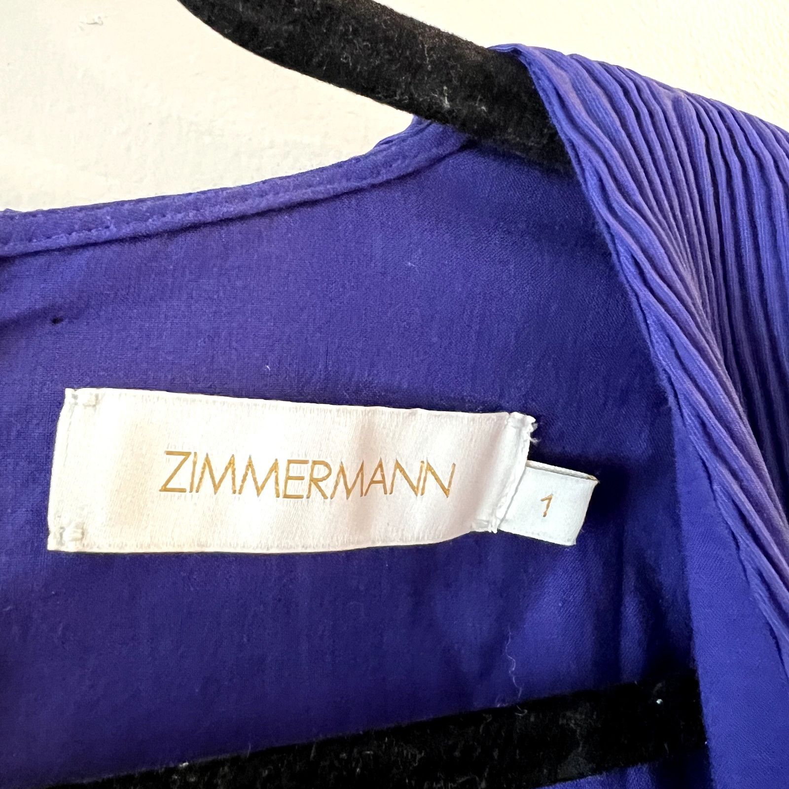 Zimmermann ZIMMERMANN LASER-CUT MIDI DRESS IN DARK PURPLE Size 1 S Size S / US 4 / IT 40 - 5 Thumbnail
