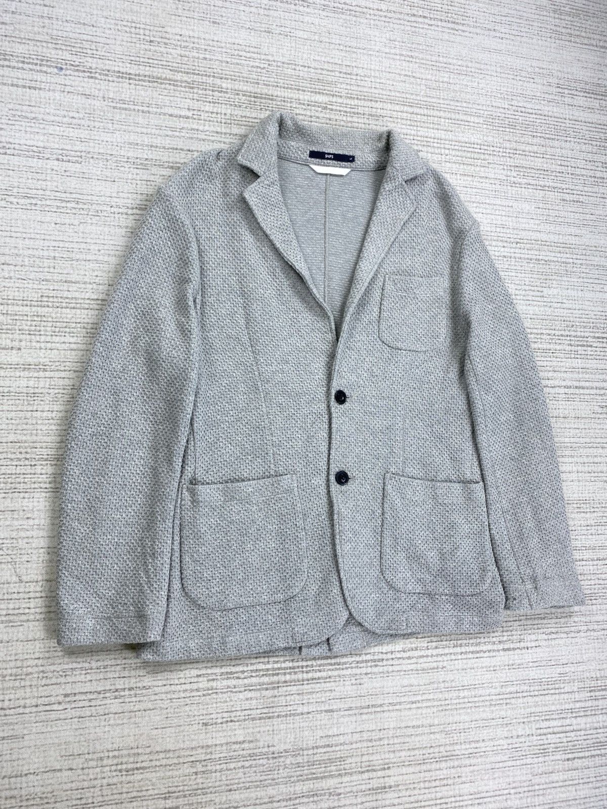 Japanese Brand × SHIPS × Vintage Vintage SHIPS Texbrid 3 Pocket Knit Jacket Size US M / EU 48-50 / 2 - 3 Thumbnail