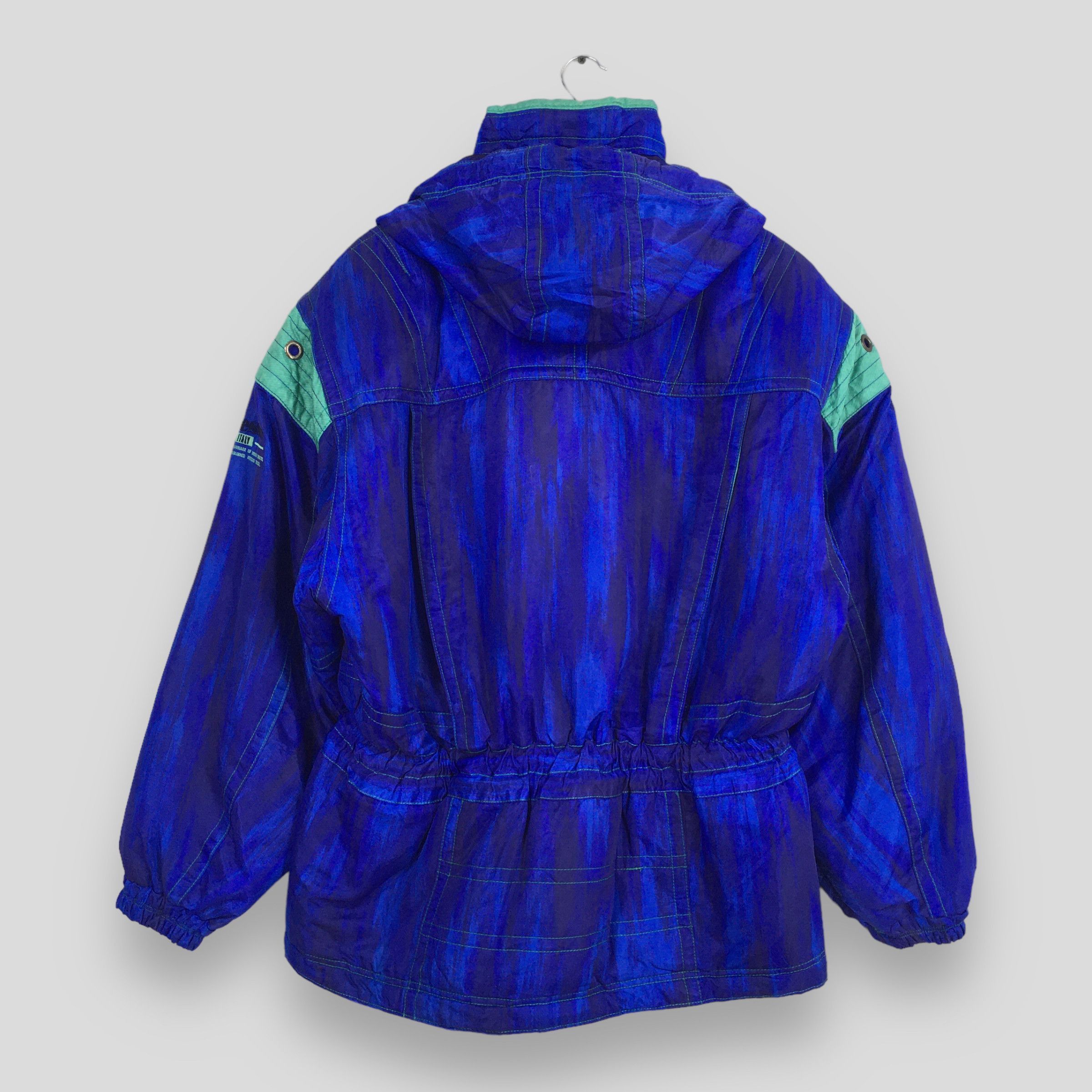 Ellesse Vintage 90's Ellesse Ski Wear Blue Hoodie Jacket Large Size US L / EU 52-54 / 3 - 8 Thumbnail