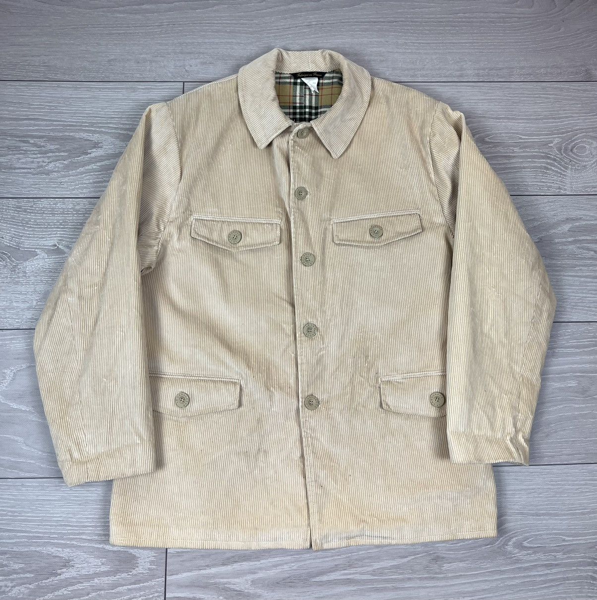 Le Laboureur Le Laboureur Vintage French Corduroy Work Pockets Jacket Size US L / EU 52-54 / 3 - 4 Thumbnail