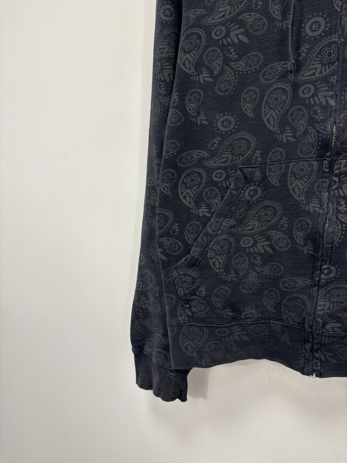 Etnies Vintage Etnies Y2K Paisley Print Skateboard Zip Up Hoodie Size US M / EU 48-50 / 2 - 6 Thumbnail