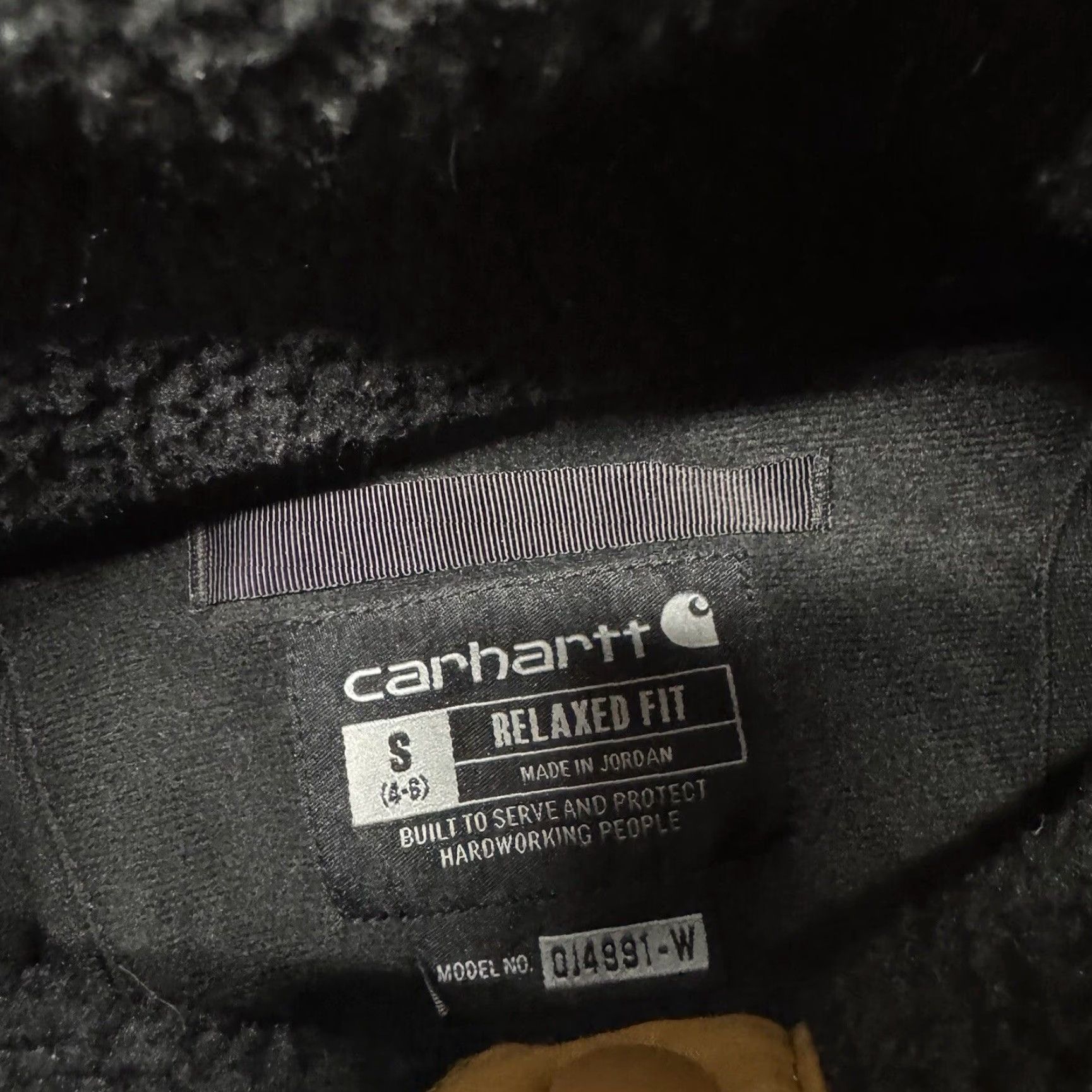 Carhartt Carhartt Sherpa Fleece Pullover Jacket Black Womens Small Size S / US 4 / IT 40 - 3 Thumbnail