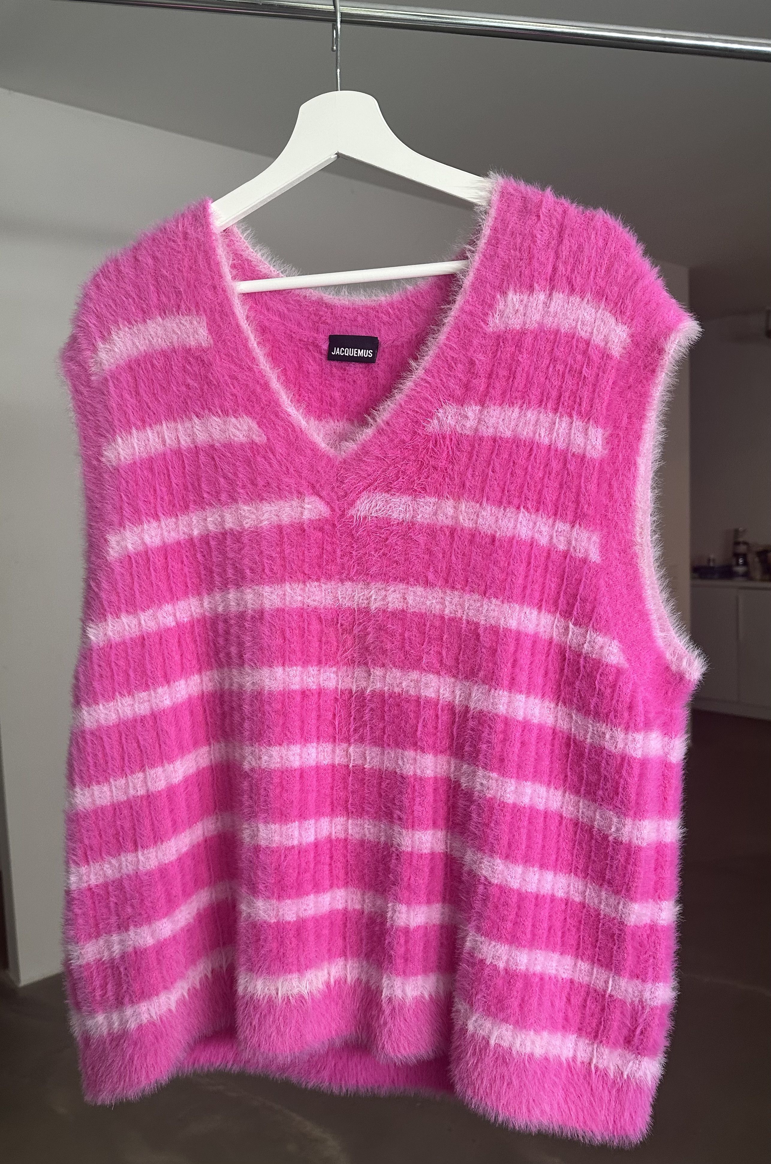 Jacquemus Jacquemus Pink Sweater Vest Size US M / EU 48-50 / 2 - 6 Thumbnail