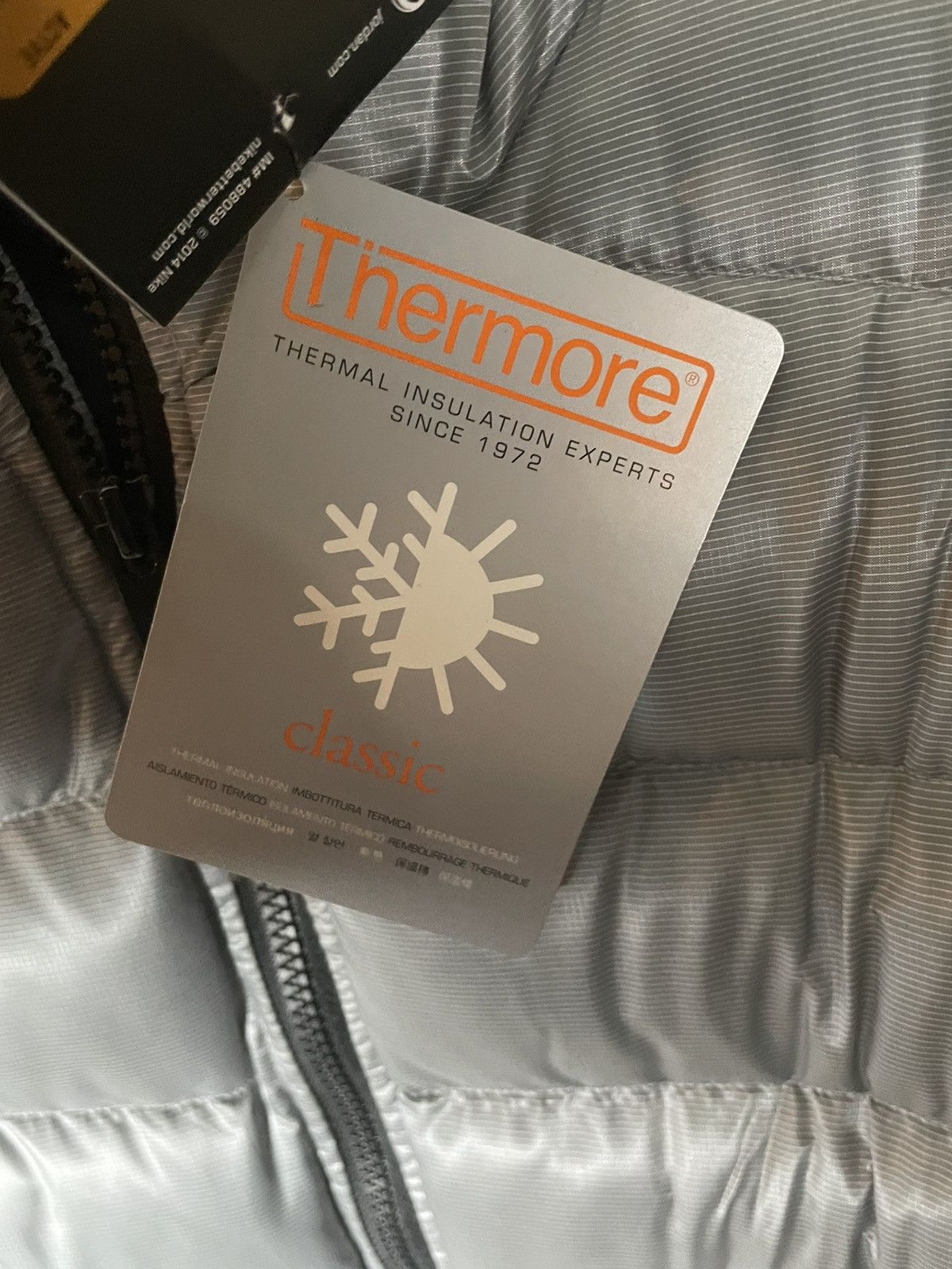 Jordan Brand Jordan Thermore Puffer Jacket 2XL NWT Silver Black Size US XXL / EU 58 / 5 - 6 Thumbnail