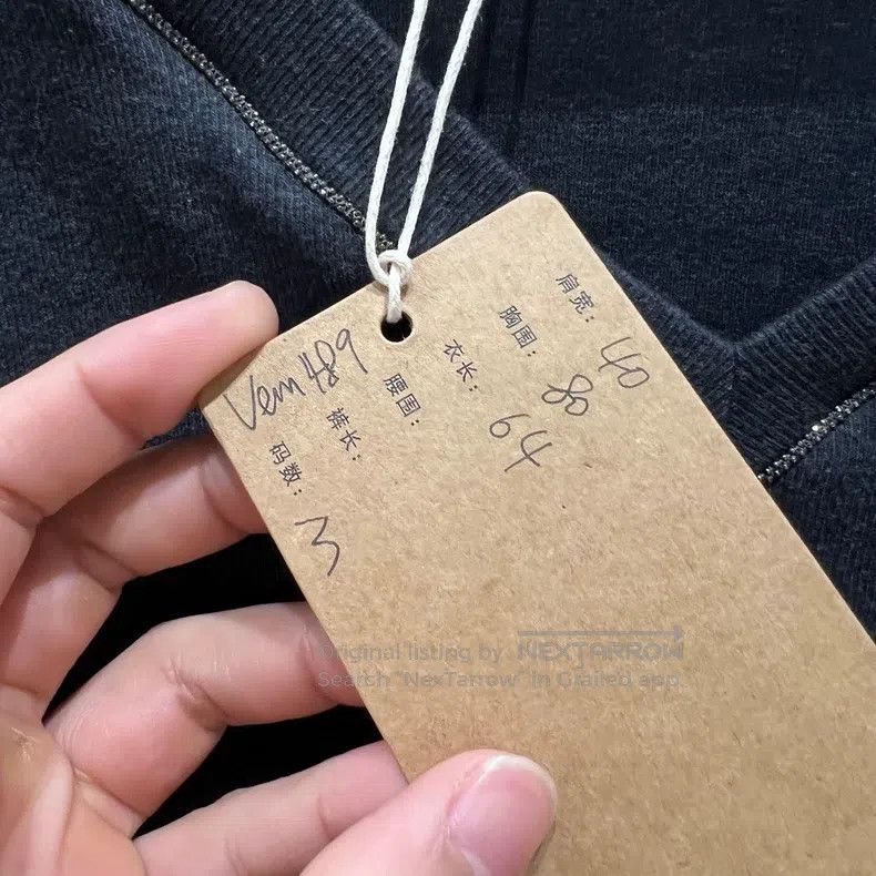 Brunello Cucinelli Brunello Cucinelli Solid color V-neck leisure long sleeve Size M / US 6-8 / IT 42-44 - 5 Thumbnail