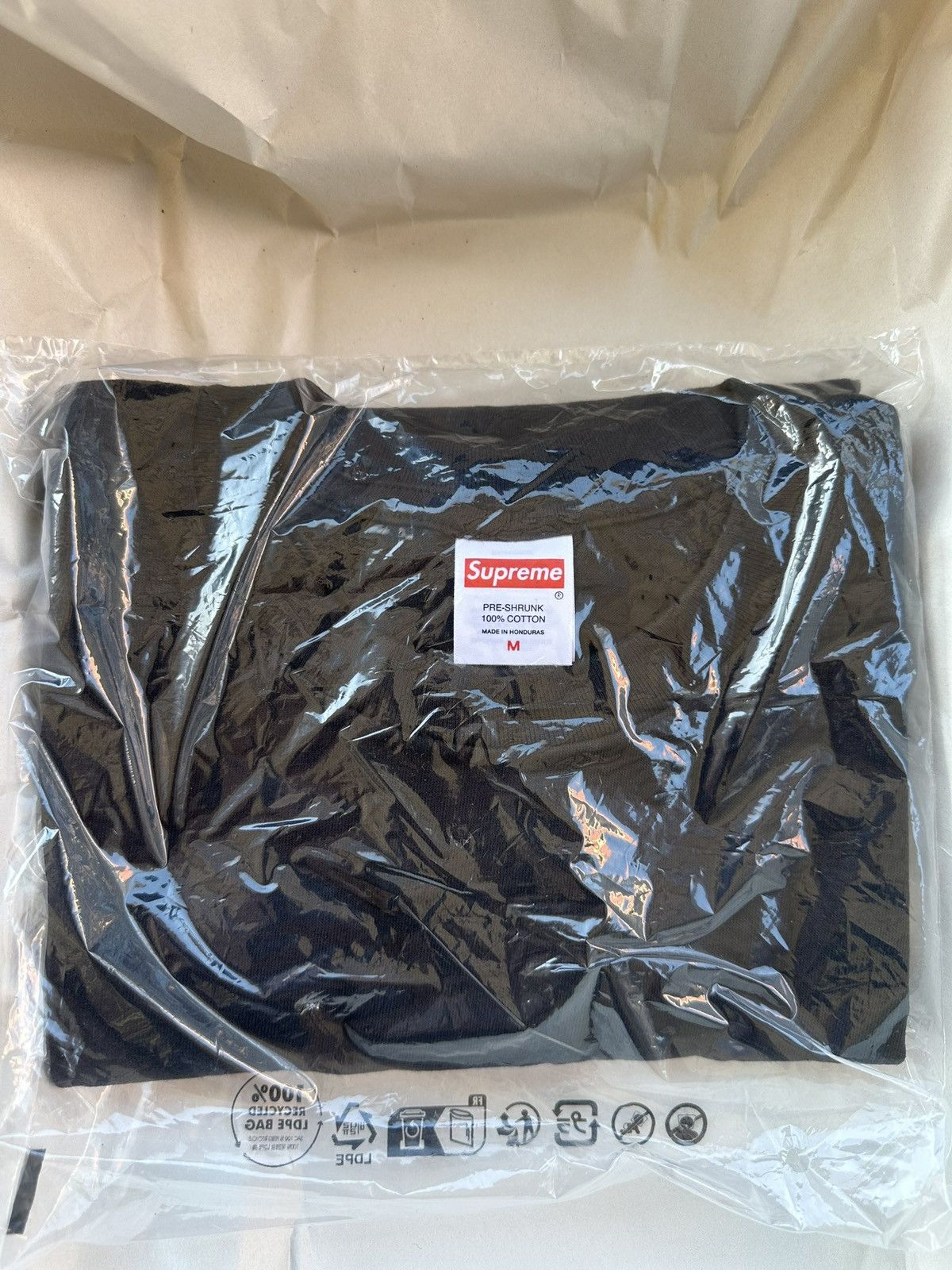 Supreme Supreme Arabic Box Logo Tee Medium Size US M / EU 48-50 / 2 - 2 Thumbnail