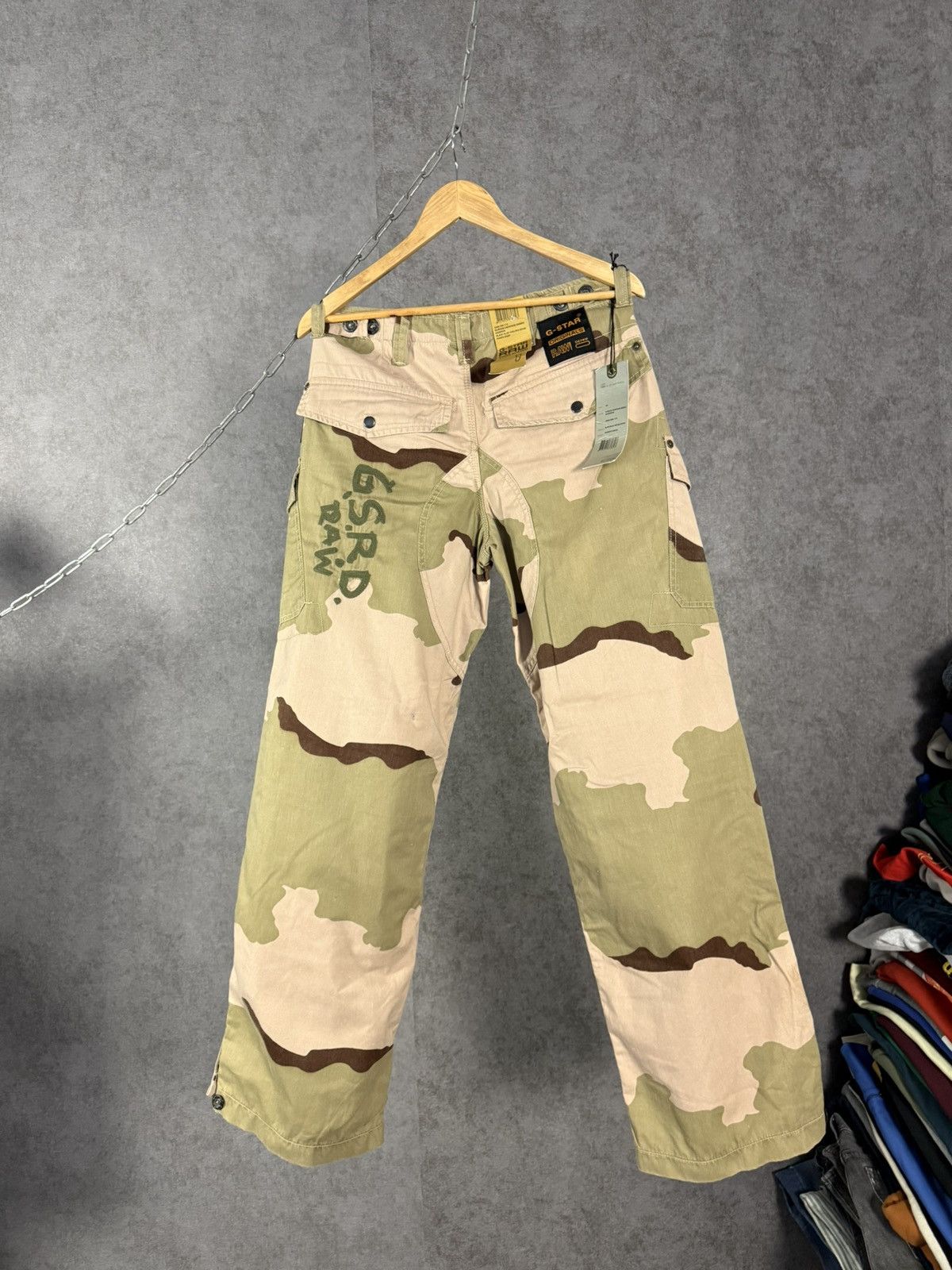 G-Star G Star camo designer vintage cargo pants Size US 30 / EU 46 - 9 Thumbnail